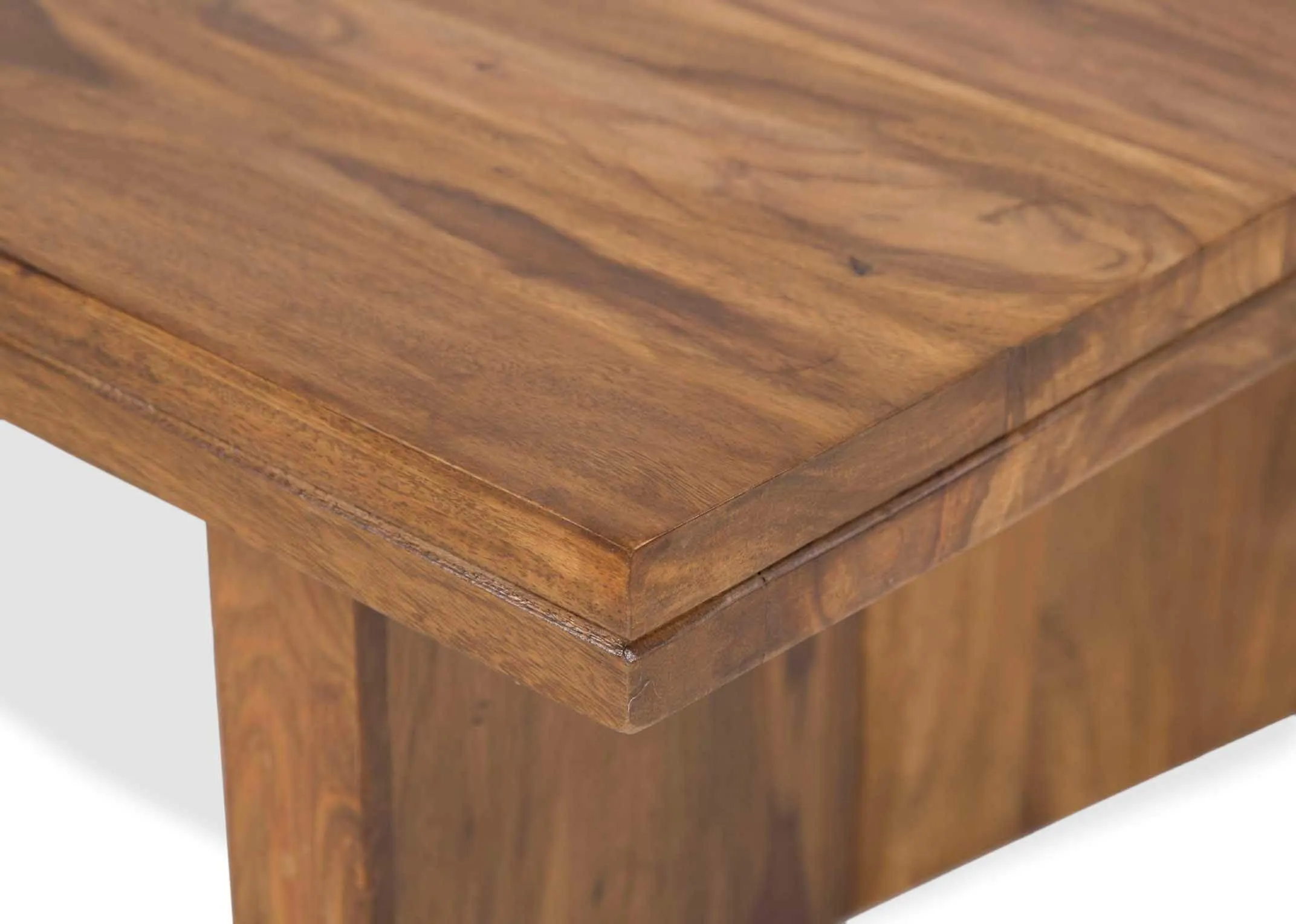 Dimension shot of sheesham wood coffee table india with