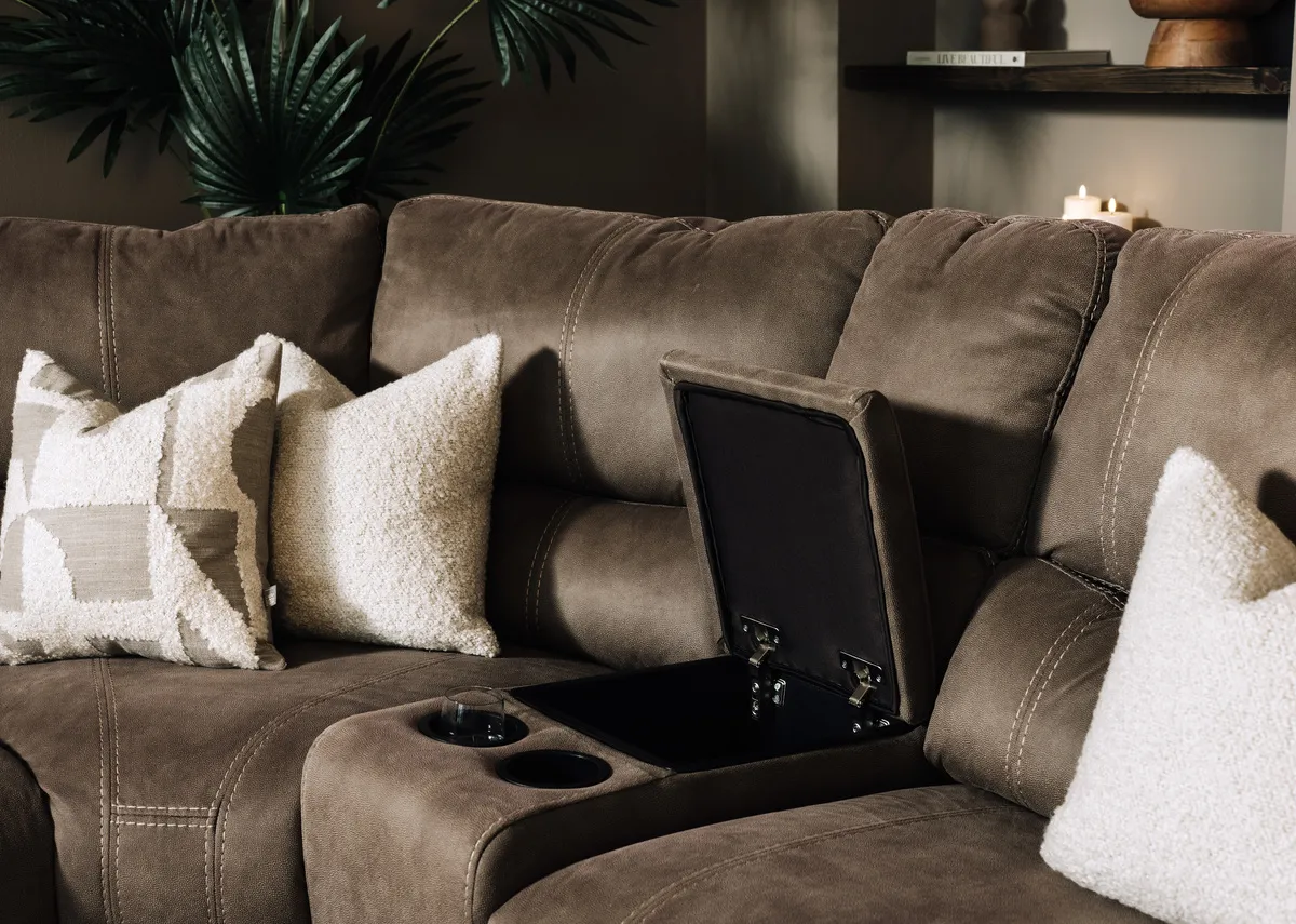 Close-up view of seat