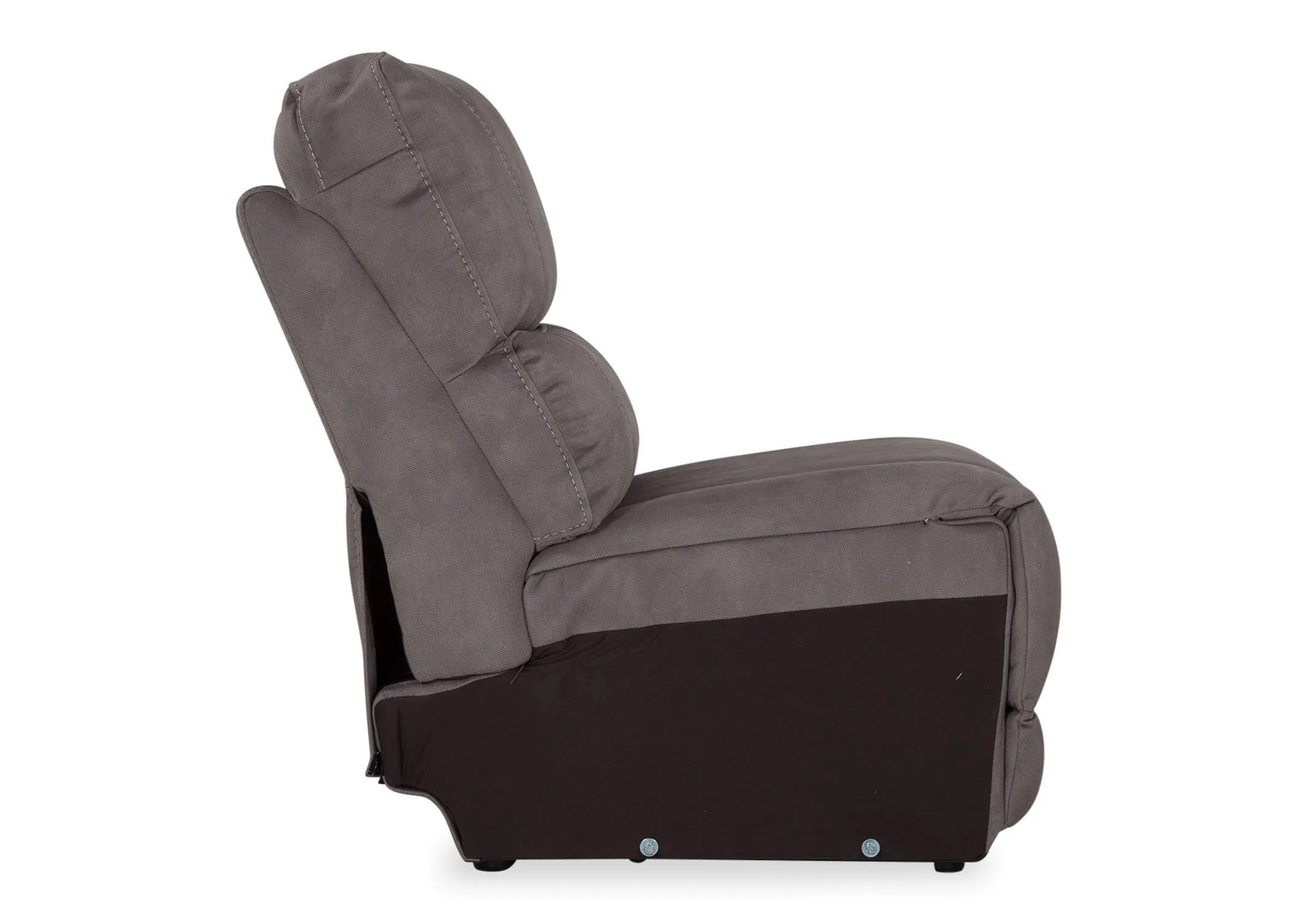 A view form the side of the Baxter armless unit.