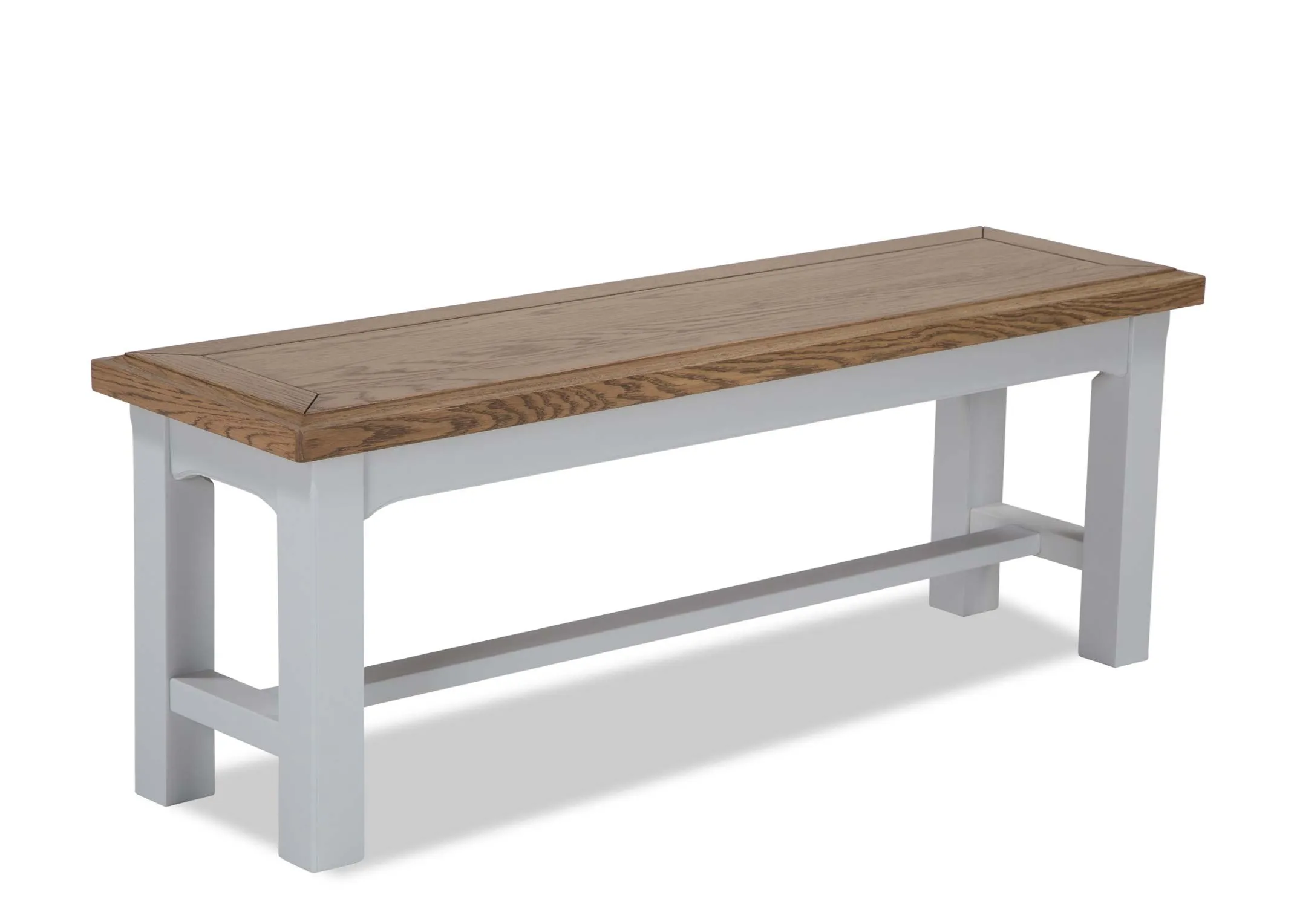 Apower shot image for the grey Georgia oak bench.
