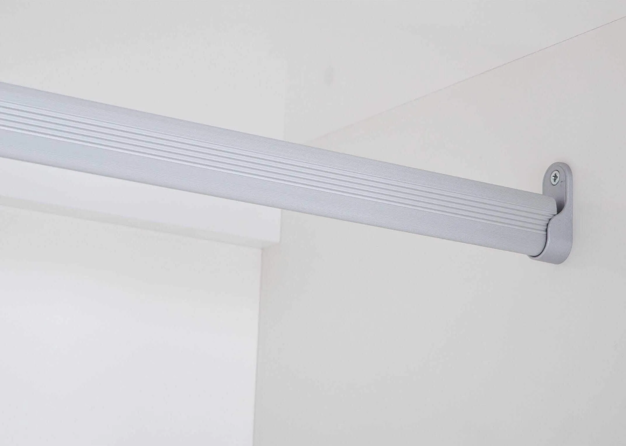 Angled shot of the Rivendale white 2 door 1 drawer wardrobe made from fine handcrafted birch wood