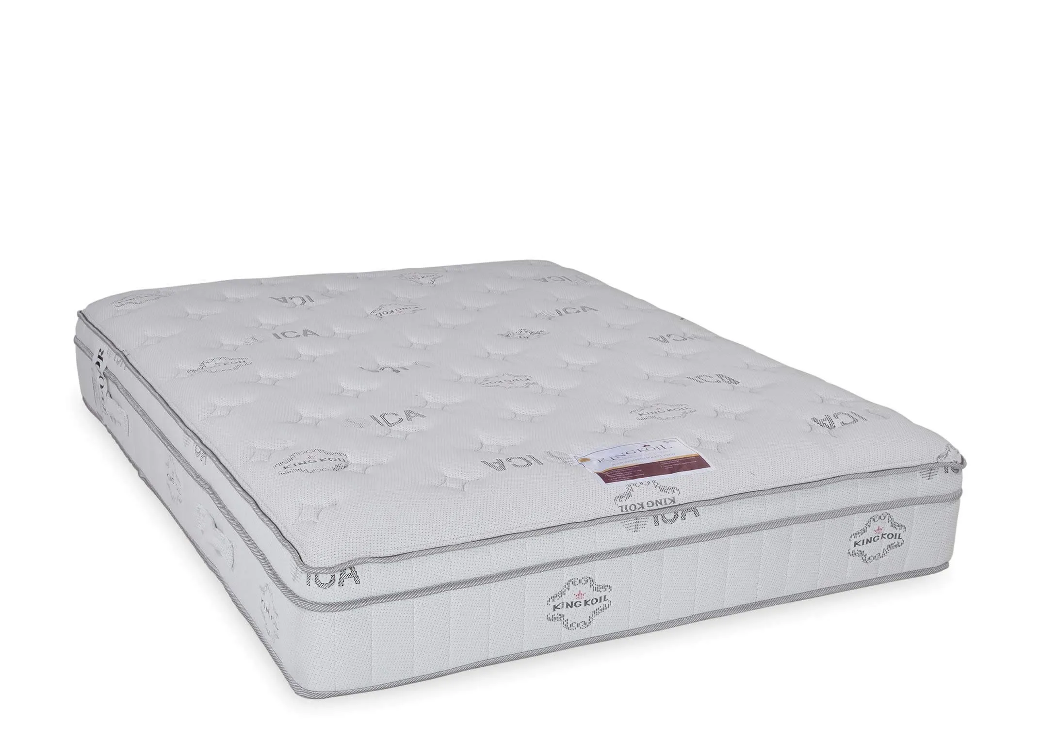 Angled shot of Posture Serene king size 5 ft Pocket Visco mattress featuring 1400 pocket springs