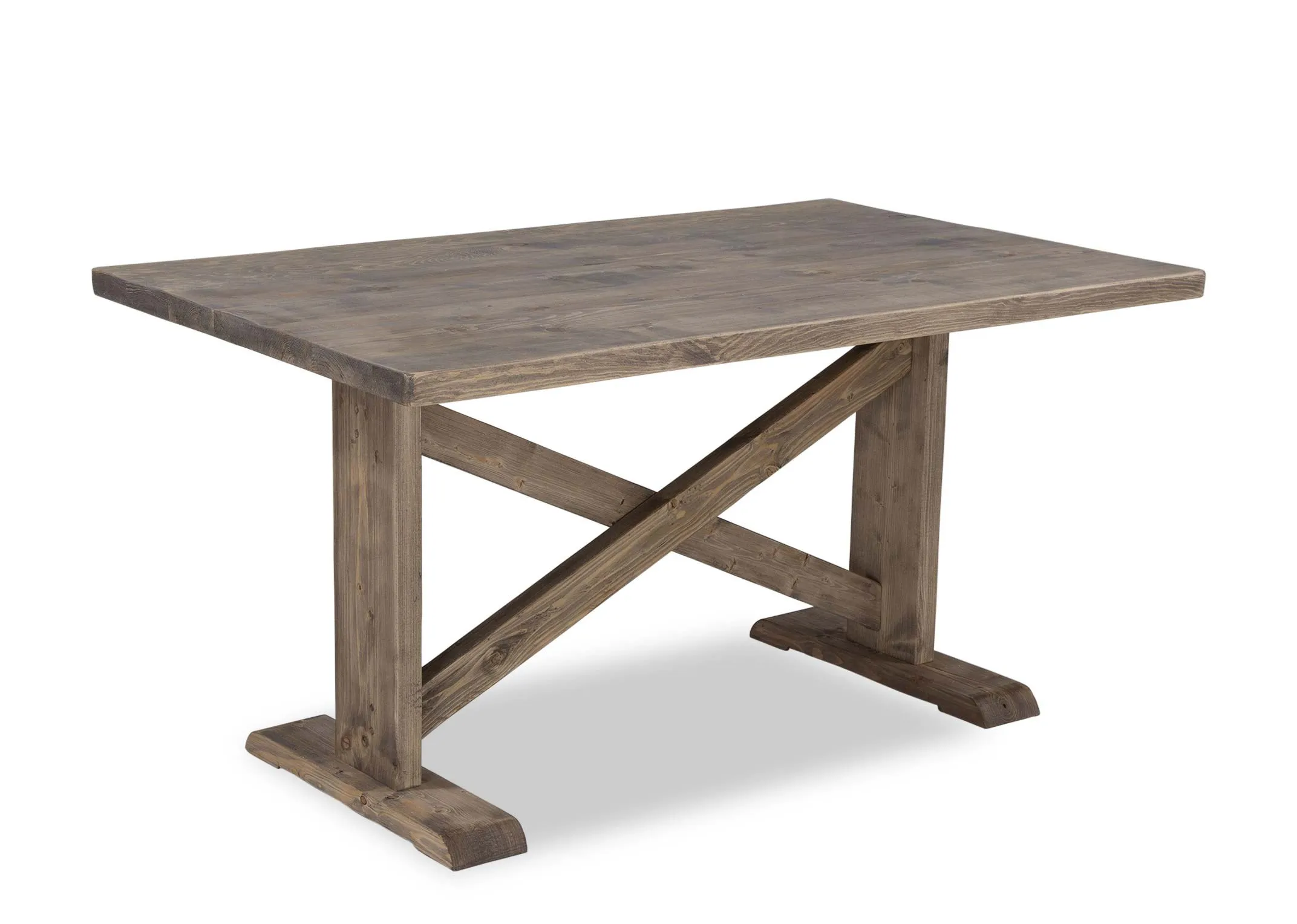 A power shot of the Grafton wooden dining table.