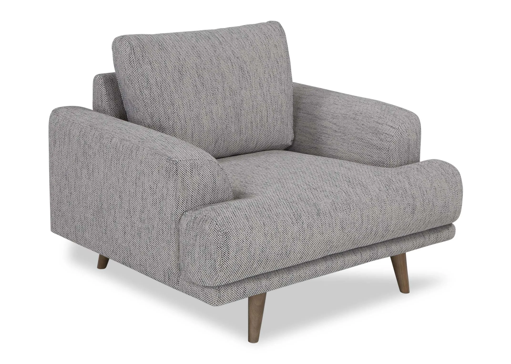 Grey Fabric Armchair - Legend