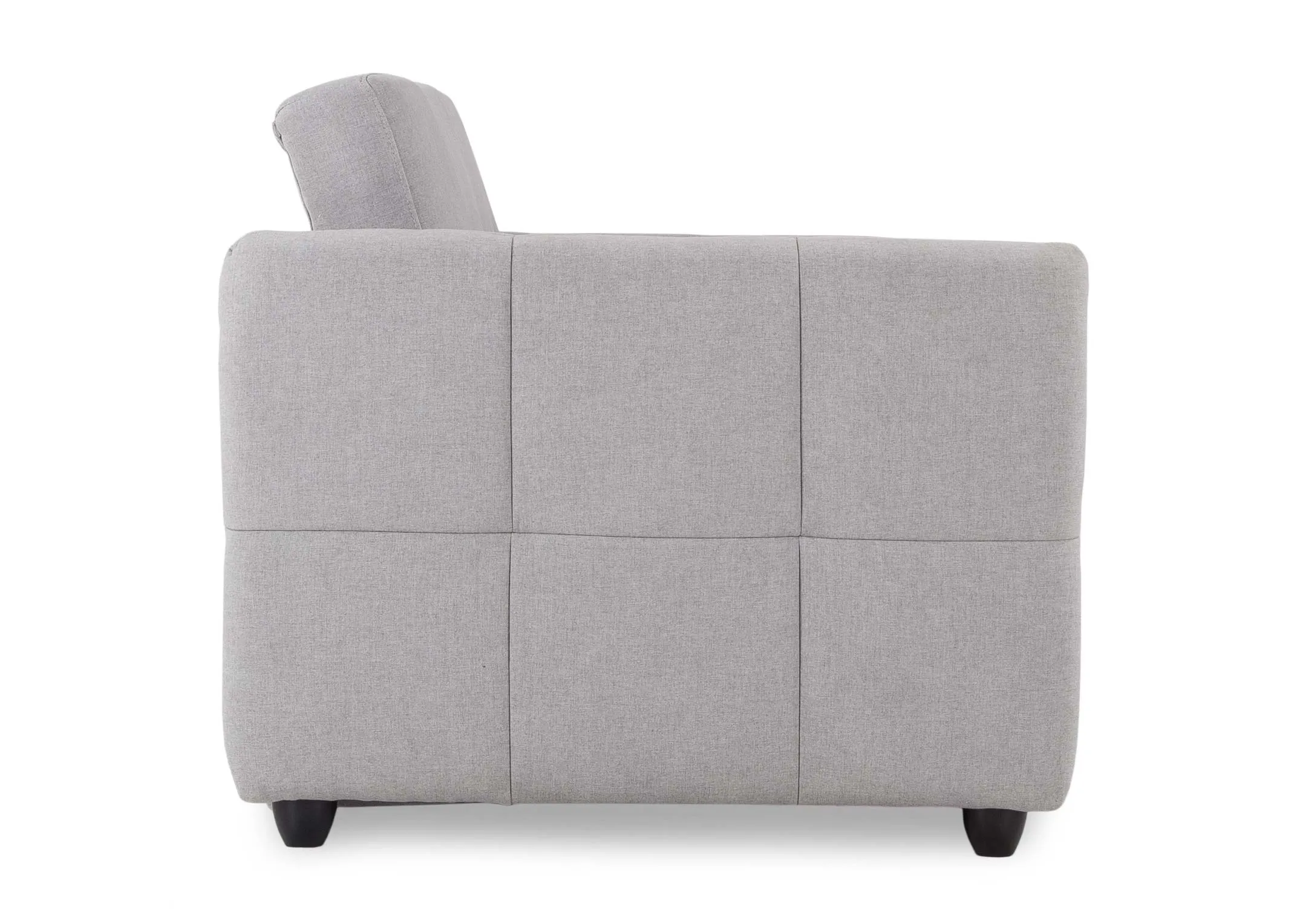 A side view of the Celeste 3 seater sofabed.