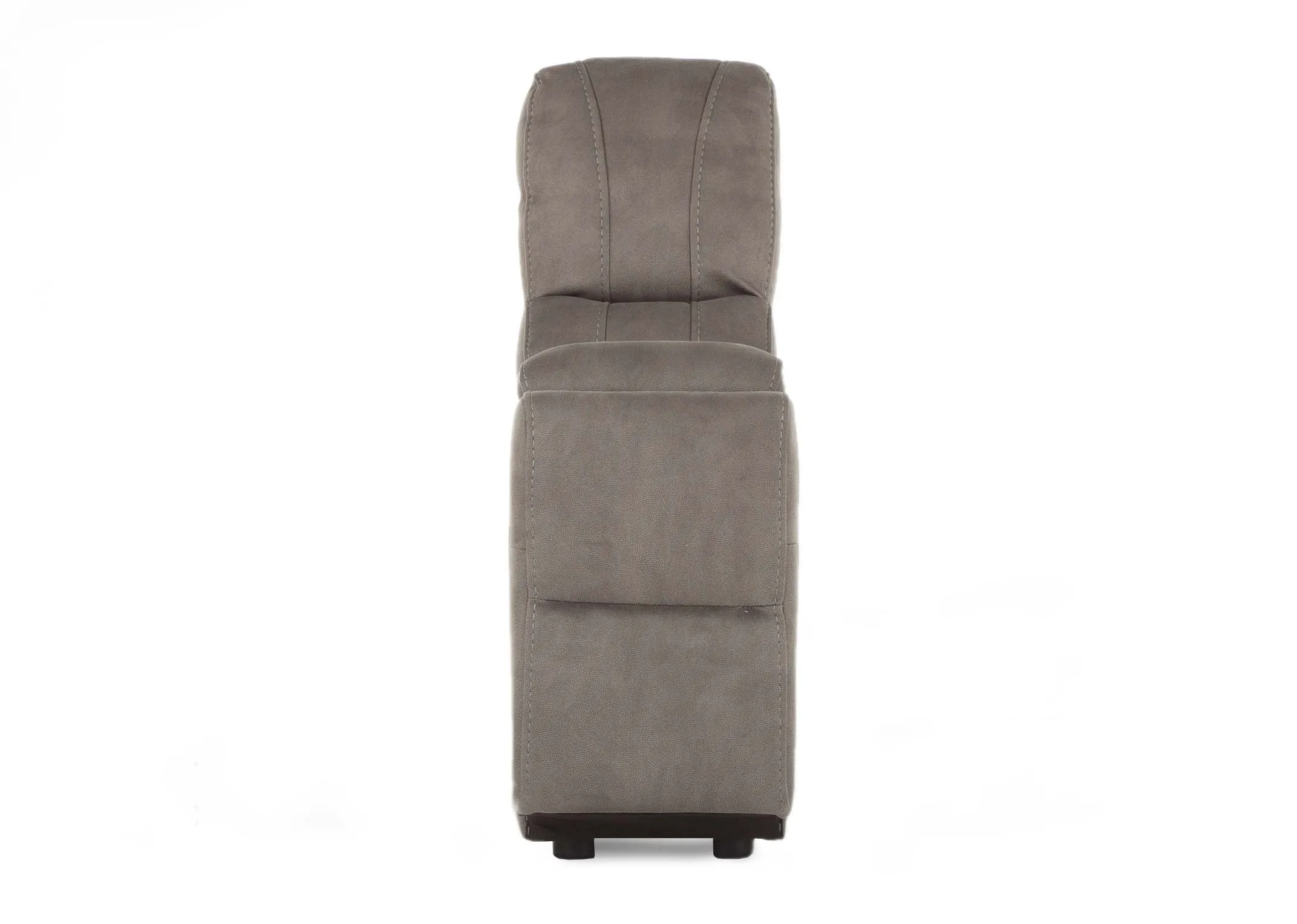 A drinks holder corner part in sultry grey from EZ Living Furniture's Hannah range. Front View