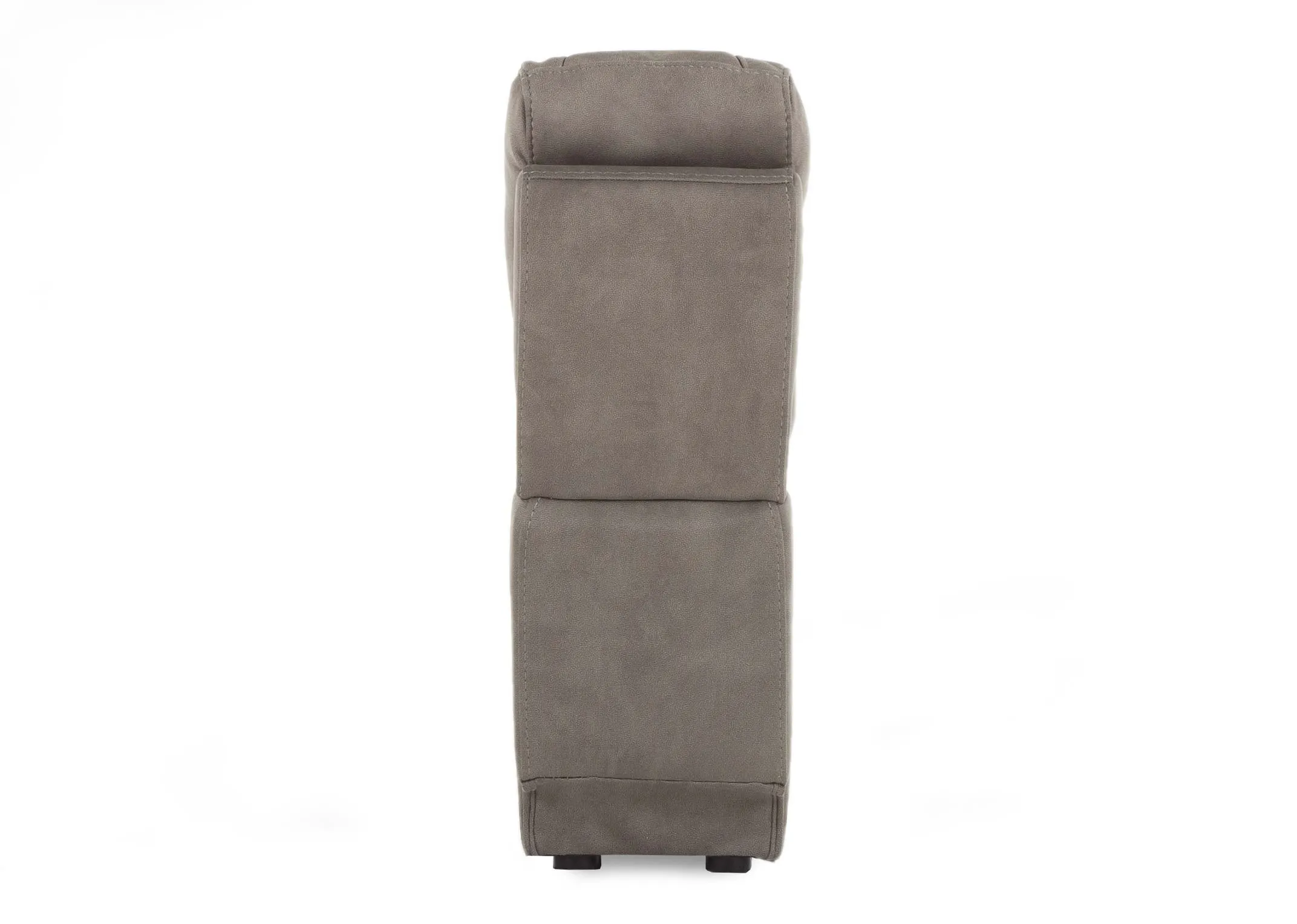 A drinks holder corner part in sultry grey from EZ Living Furniture's Hannah range. Back view