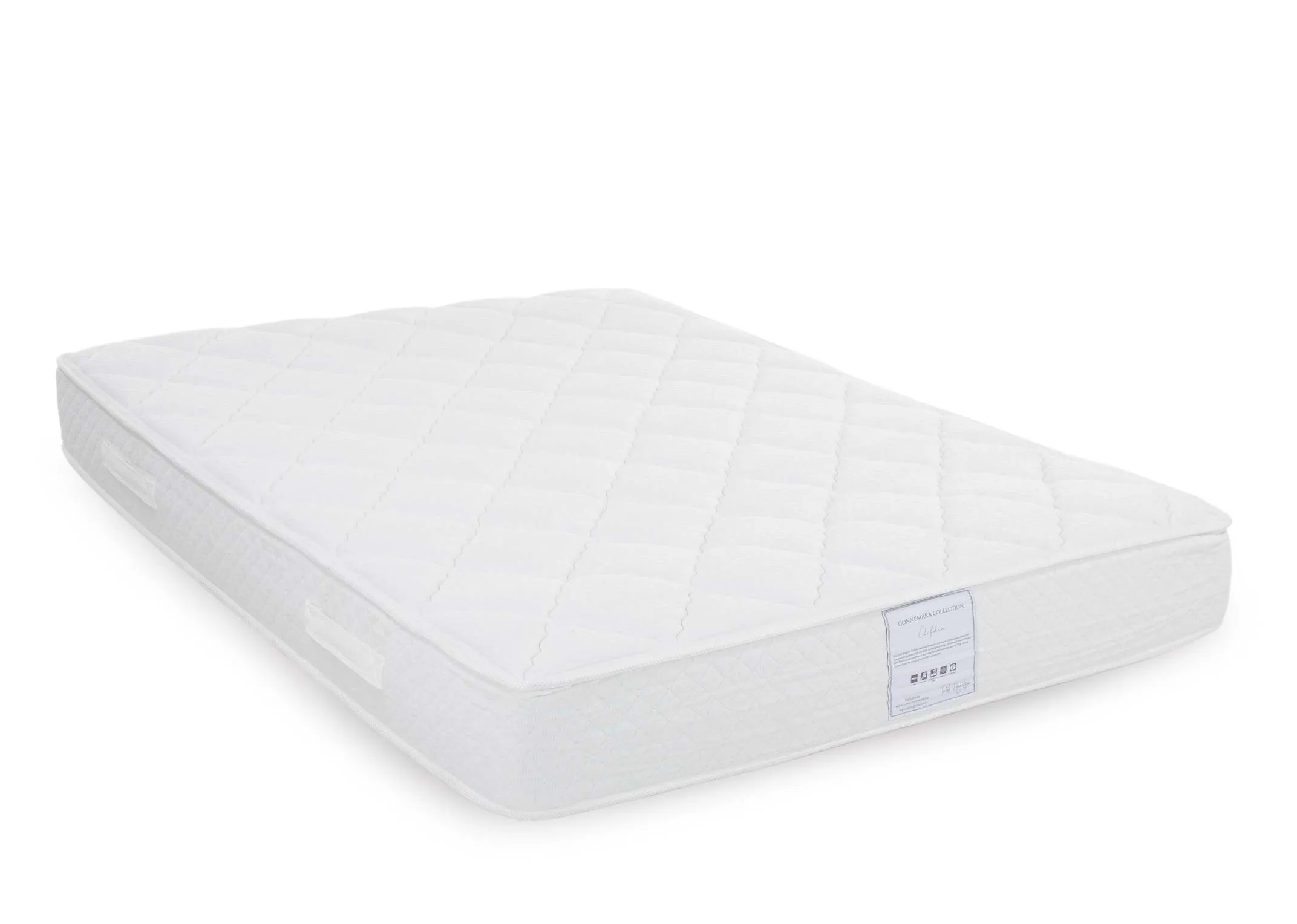 New Clifden Small Double (4 ft) roll up mattress in an angled image to view full product