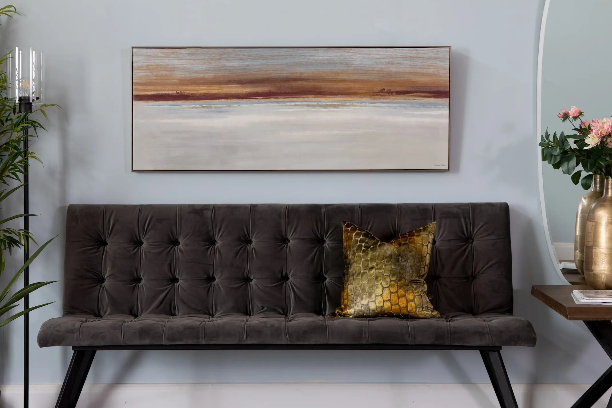 134cm x 54cm Framed Canvas - The Evening Glow