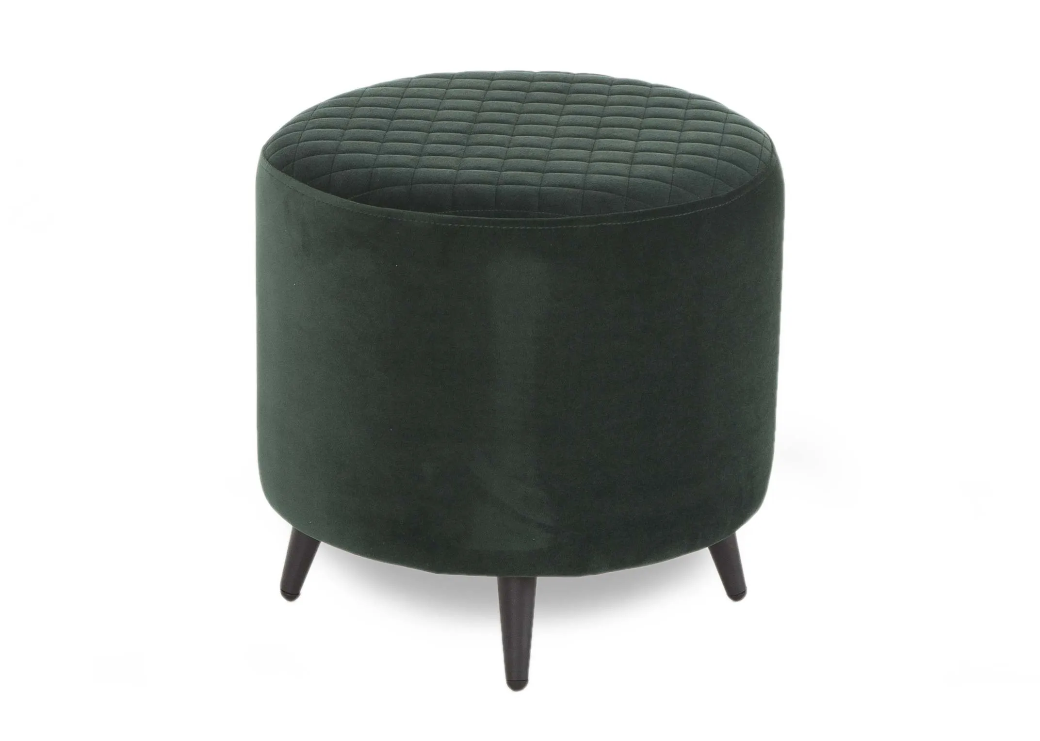 Green Velvet Footstool - Ottowa