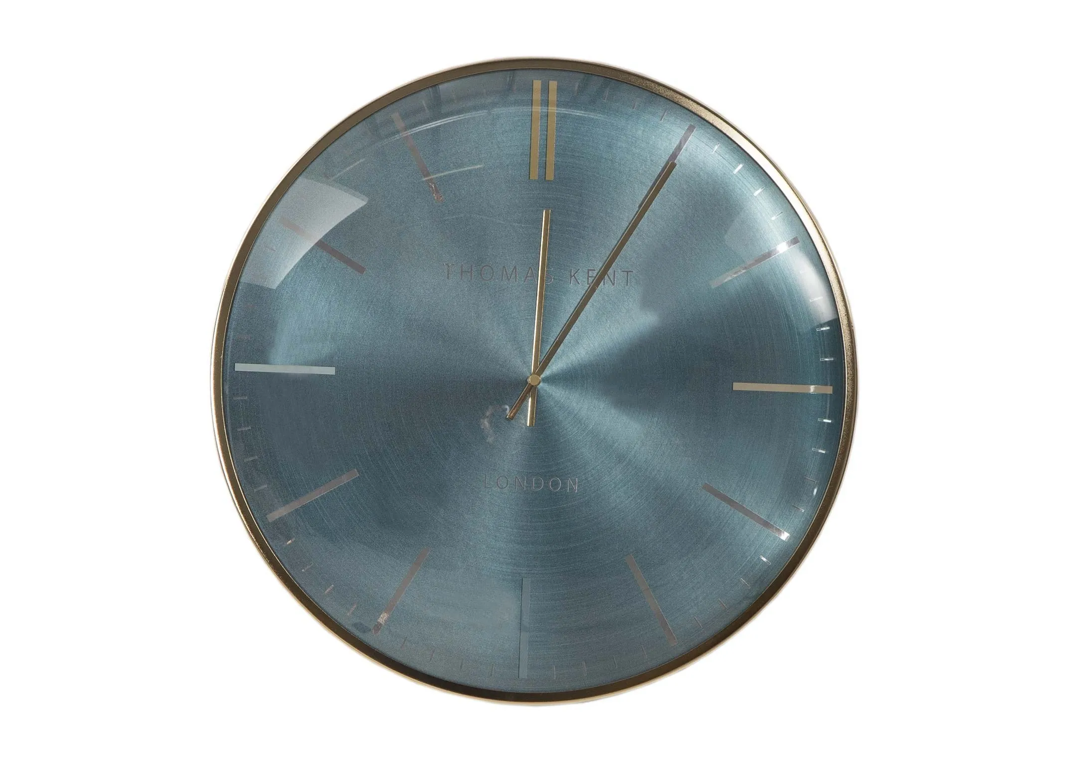 Large Teal Wall Clock - Oyster