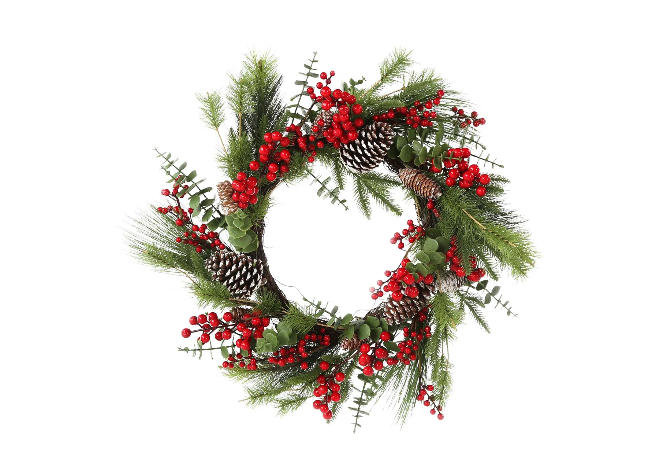 71cm Berry & Pine - Christmas Wreath