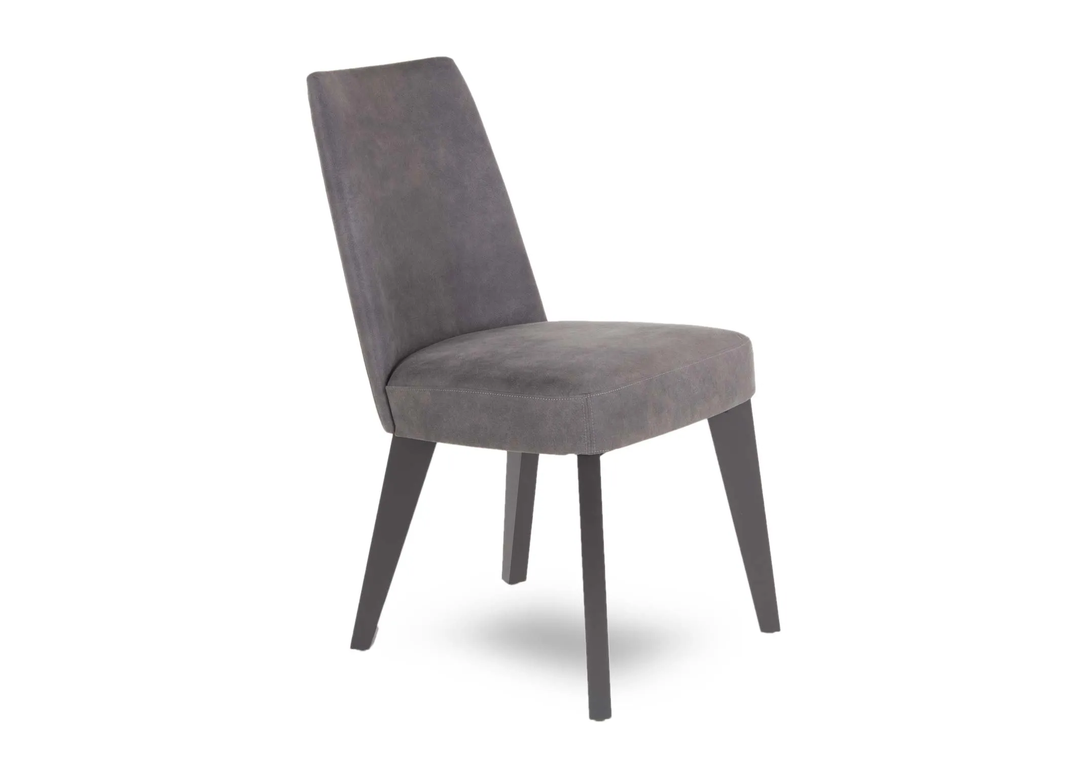 Grey Fabric & Weathered Oak Dining Chair Rosalie EZ Living Furniture