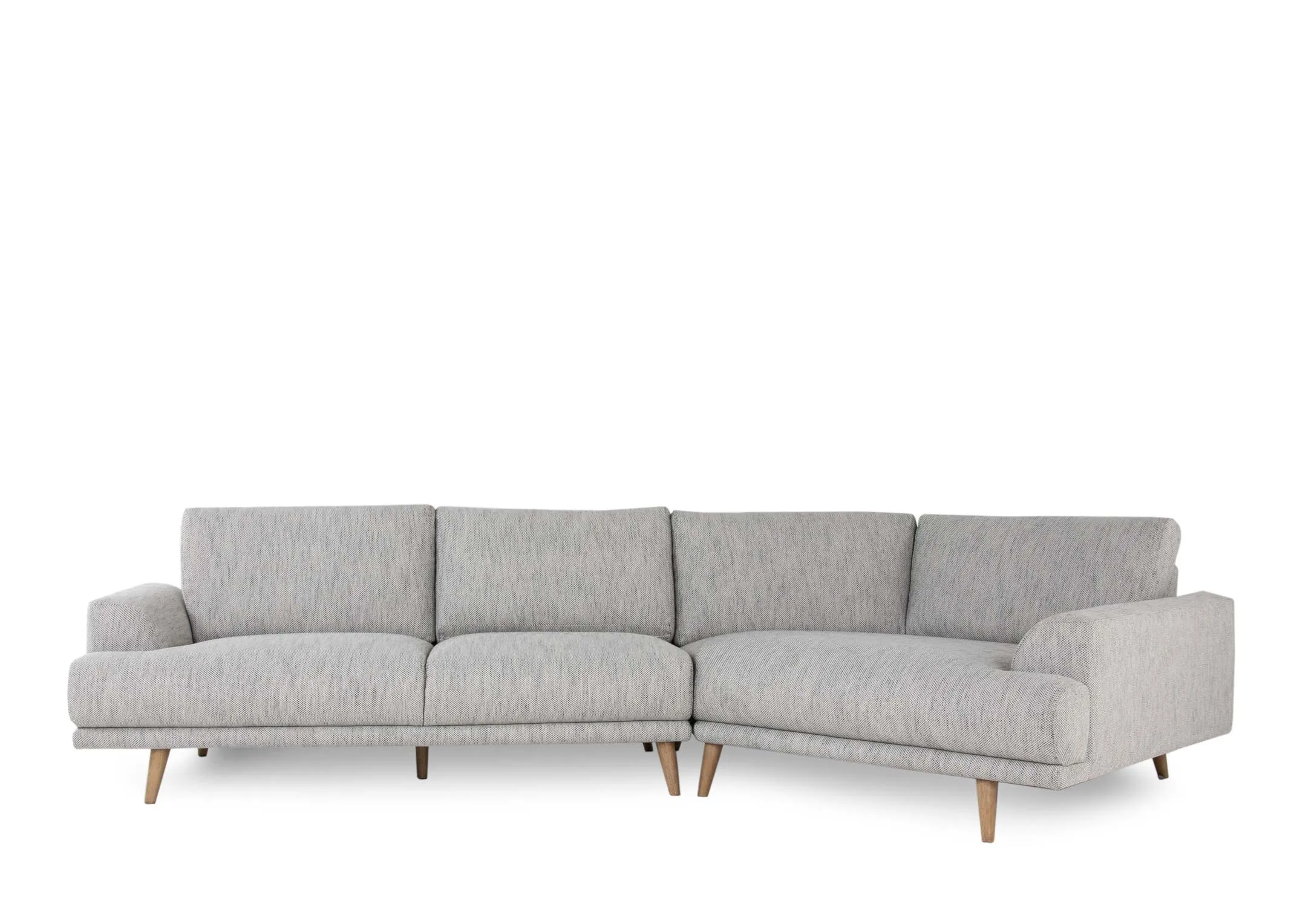 2.5 Seater/1.5 Grey Fabric Corner Group - Legend