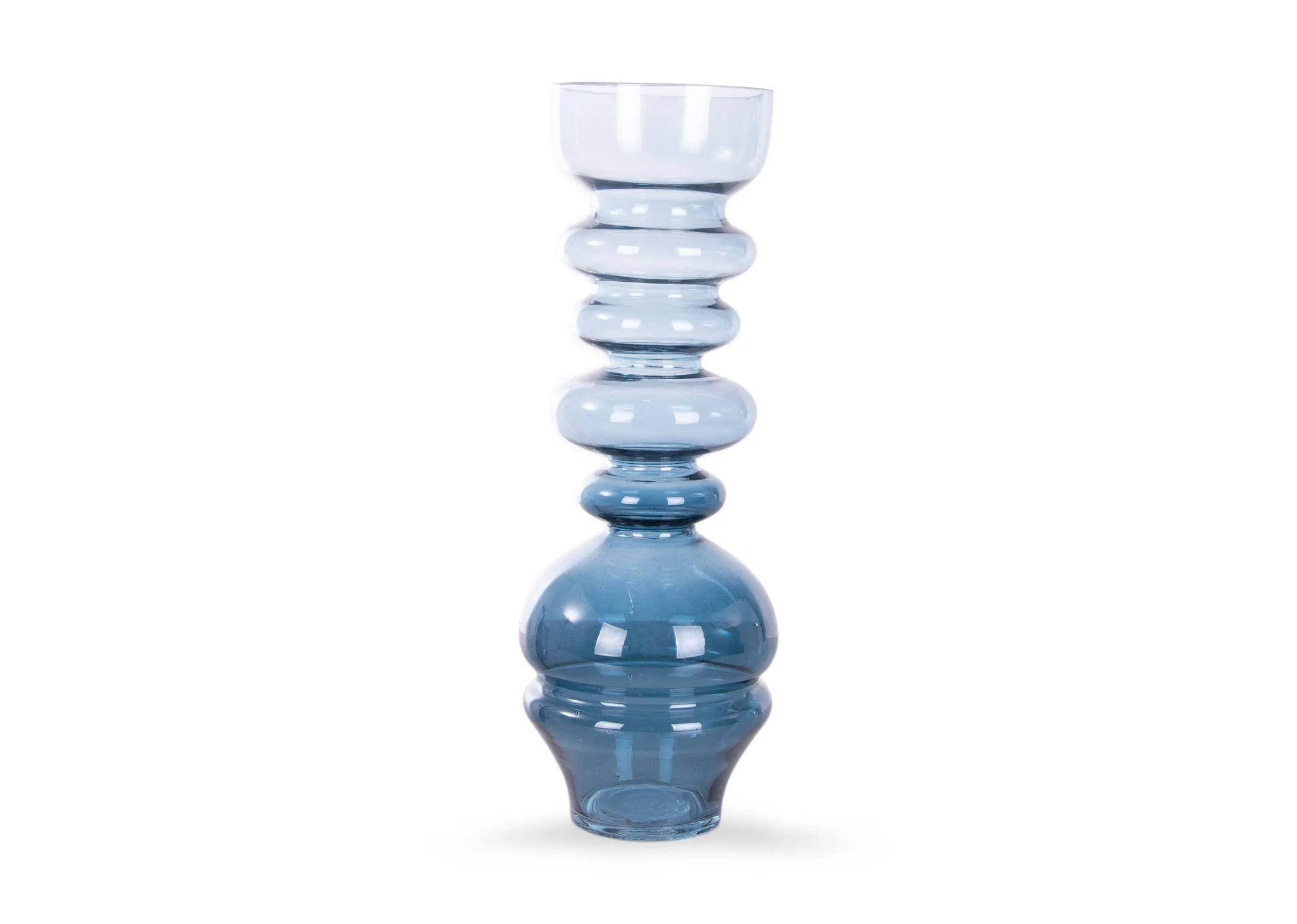 Light Blue Glass Vase - Levon