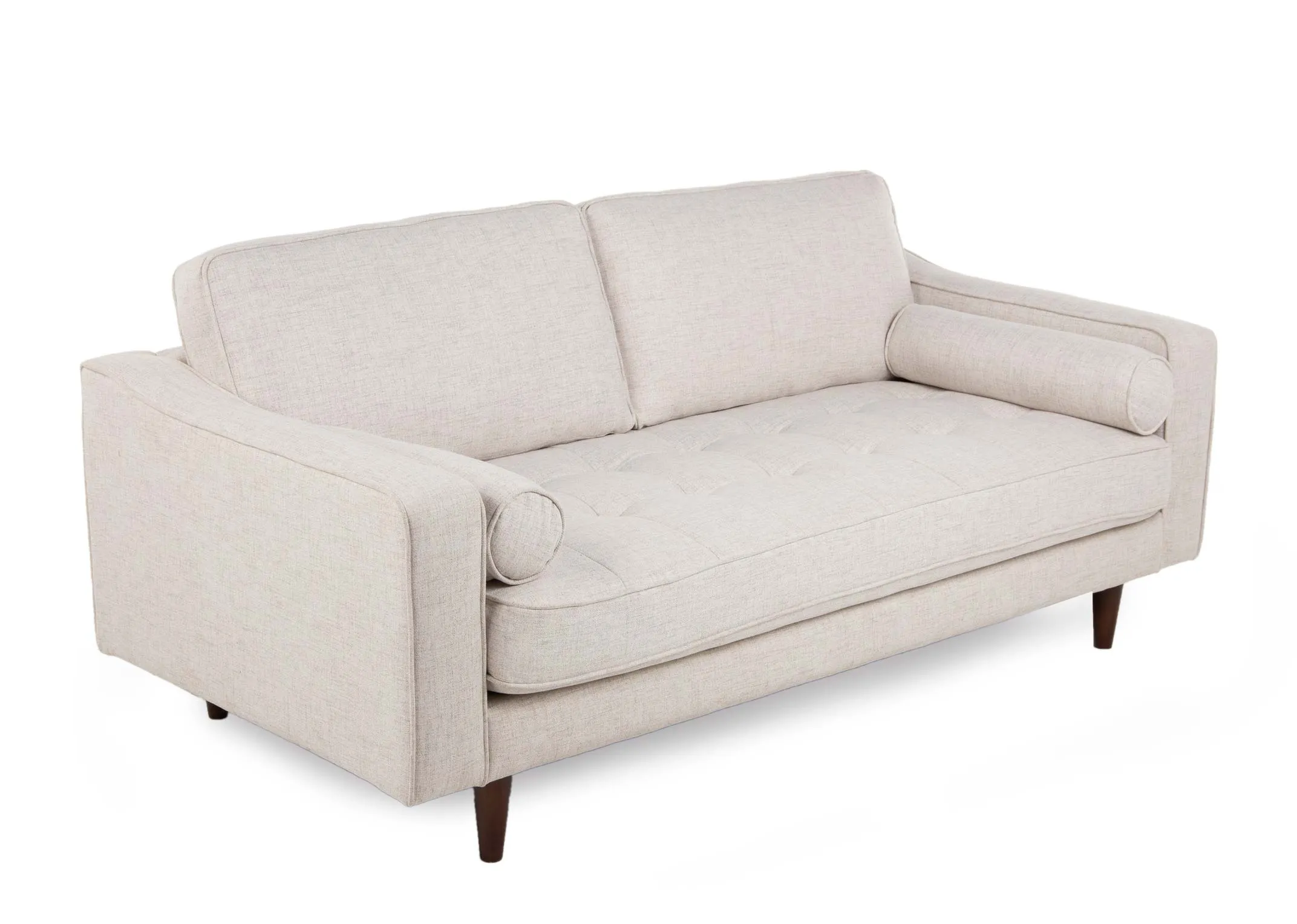 A cream fabric 2.5 Seater sofa from EZ Living Furniture's Genoa range.