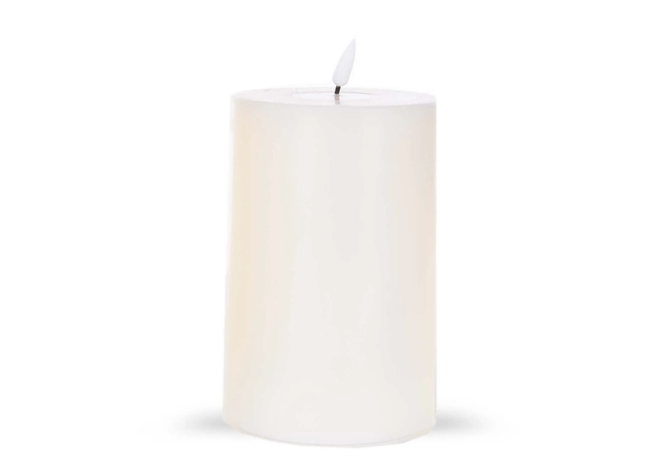 Medium Cream LED Candle - Real Flame Deluxe