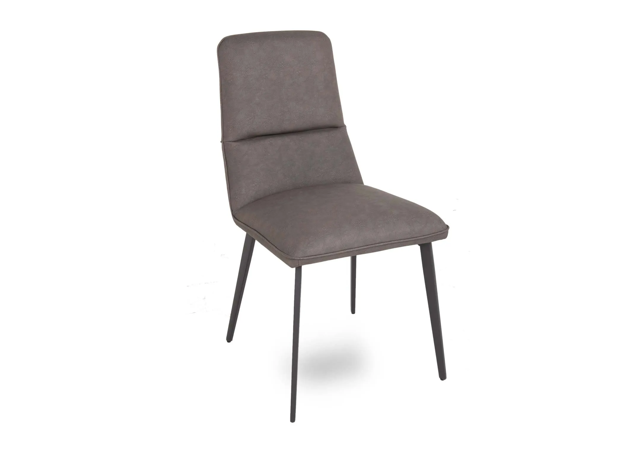 Light Grey Faux Leather Dining Chair - Tim