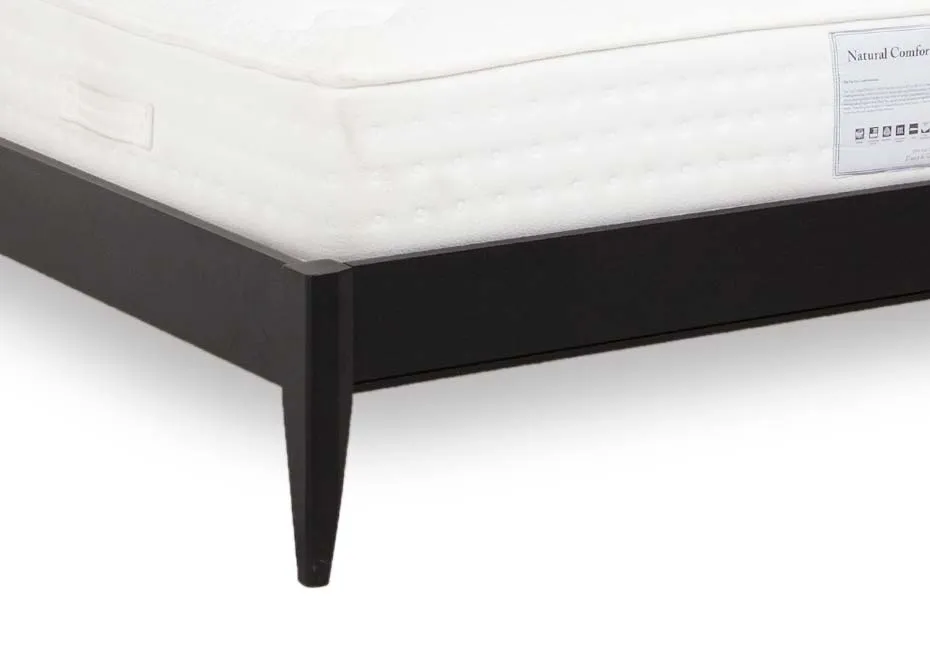 A king size 5ft black chevron oak & pine bedframe from EZ Living's Chevron range.