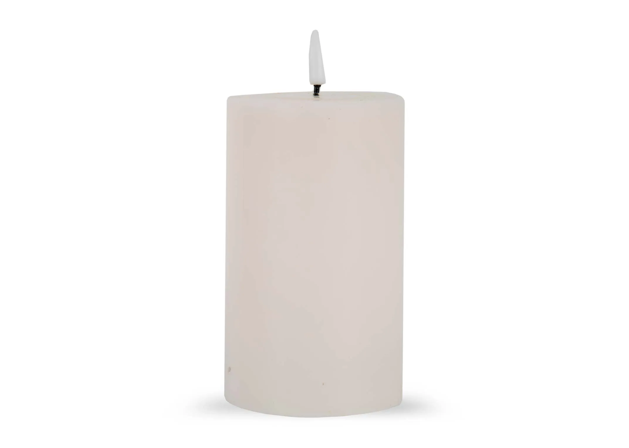 Small Slim Cream Candle - LED