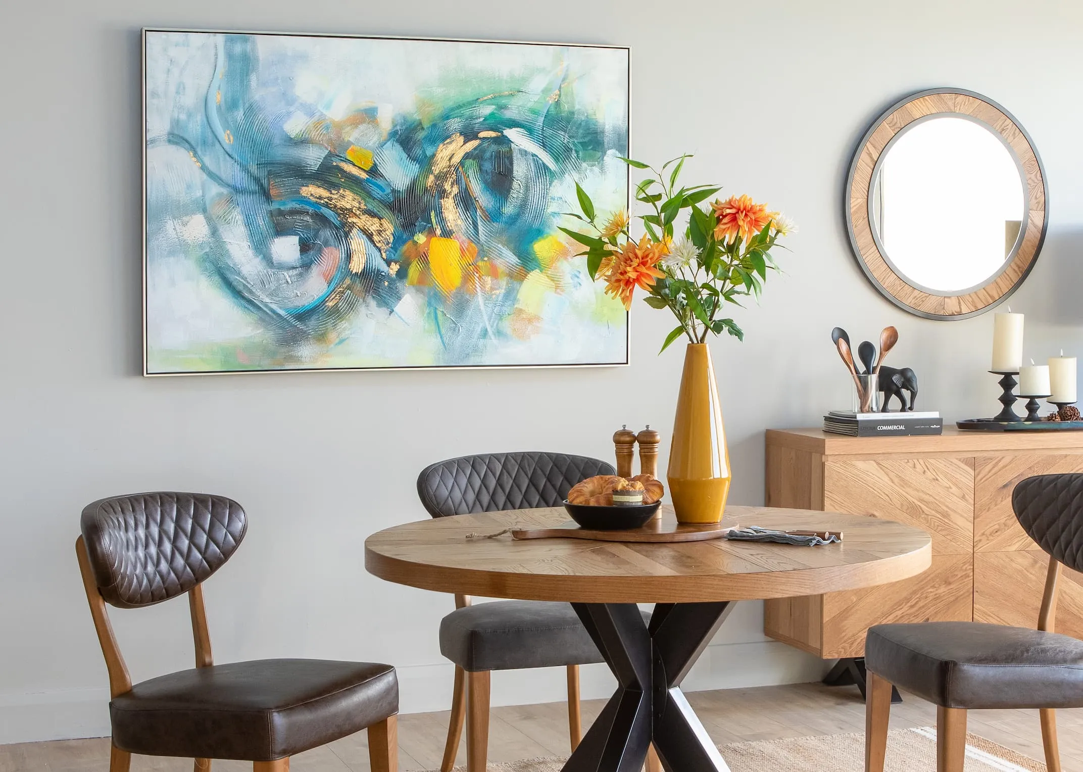 150cm x 100cm Framed Canvas - Infusion