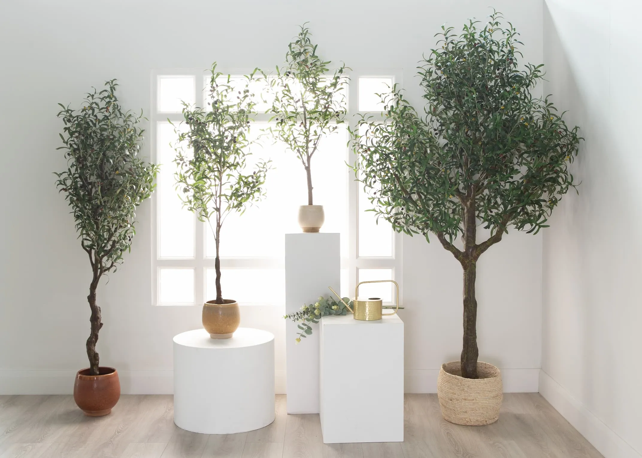 150cm Artificial Tree with Pot - Olive