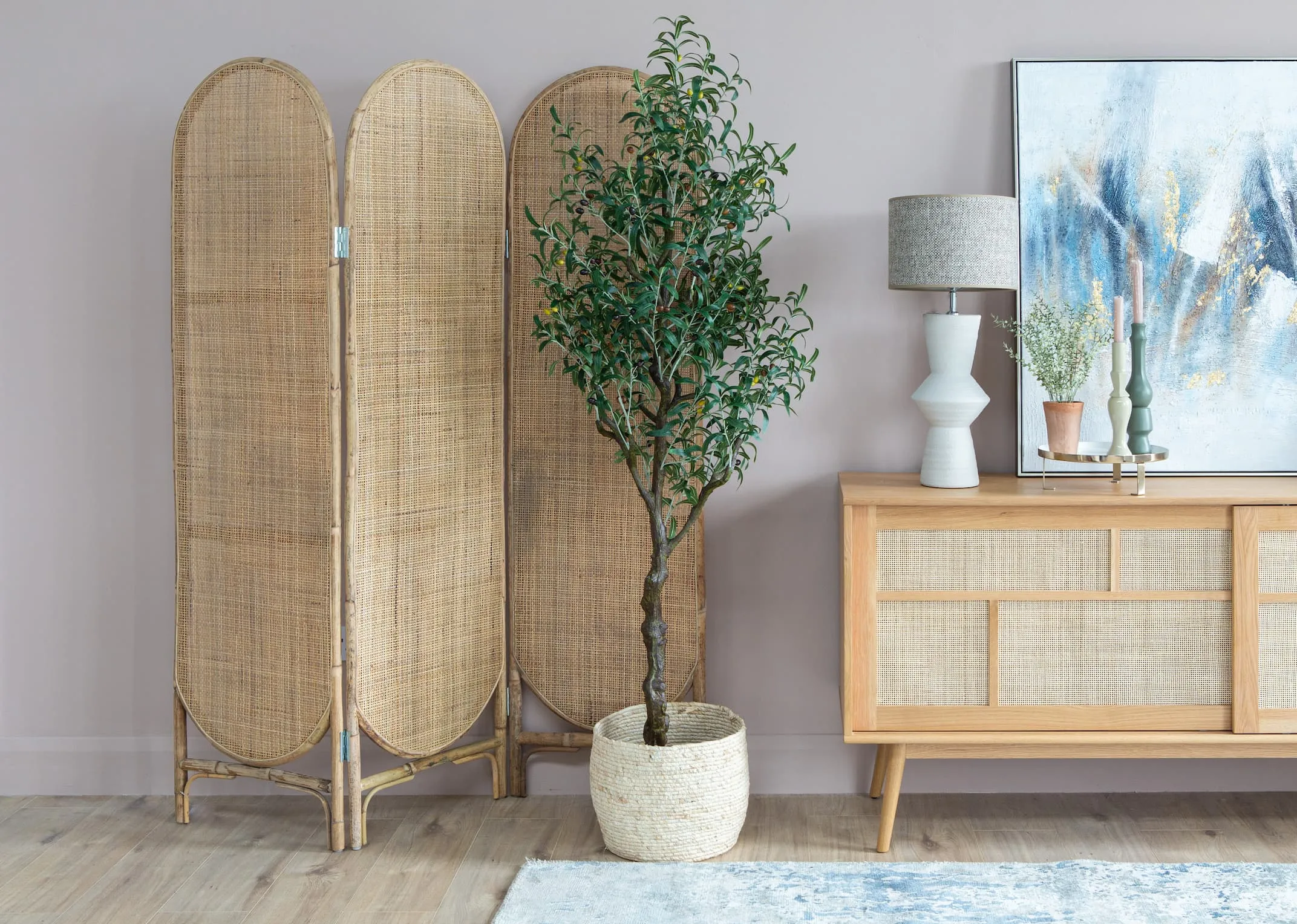 190cm Artificial Tree with Pot - Olive