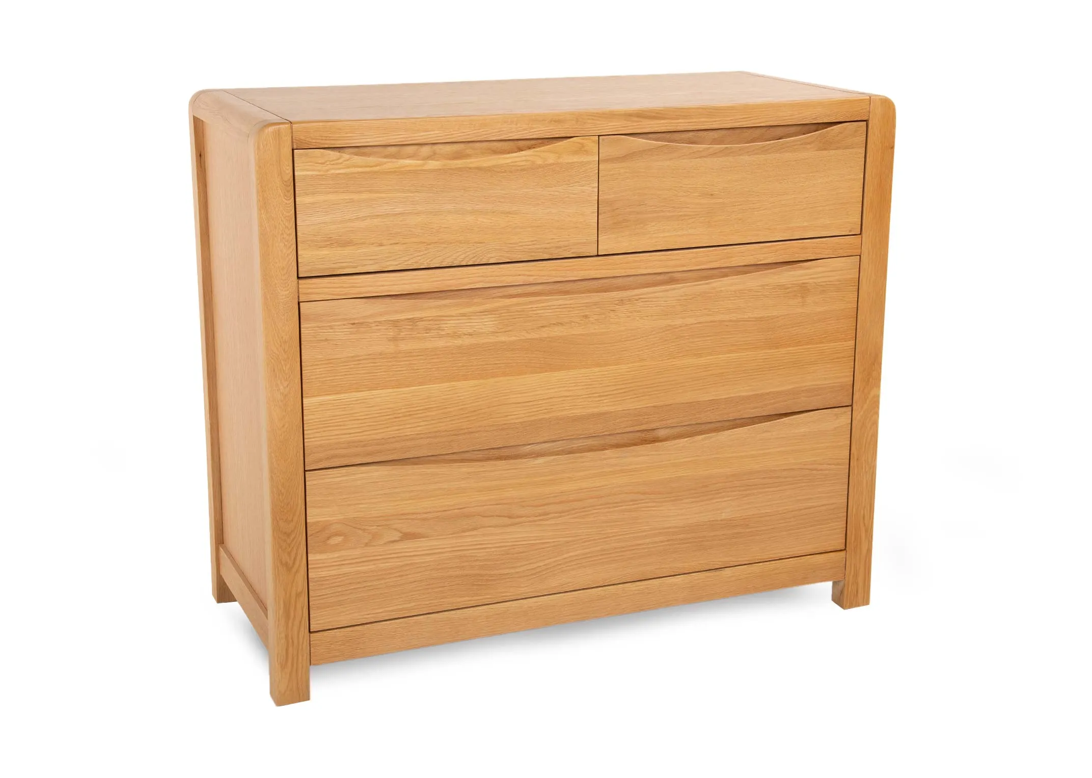 Chest of 4 Oak Drawers - Iris