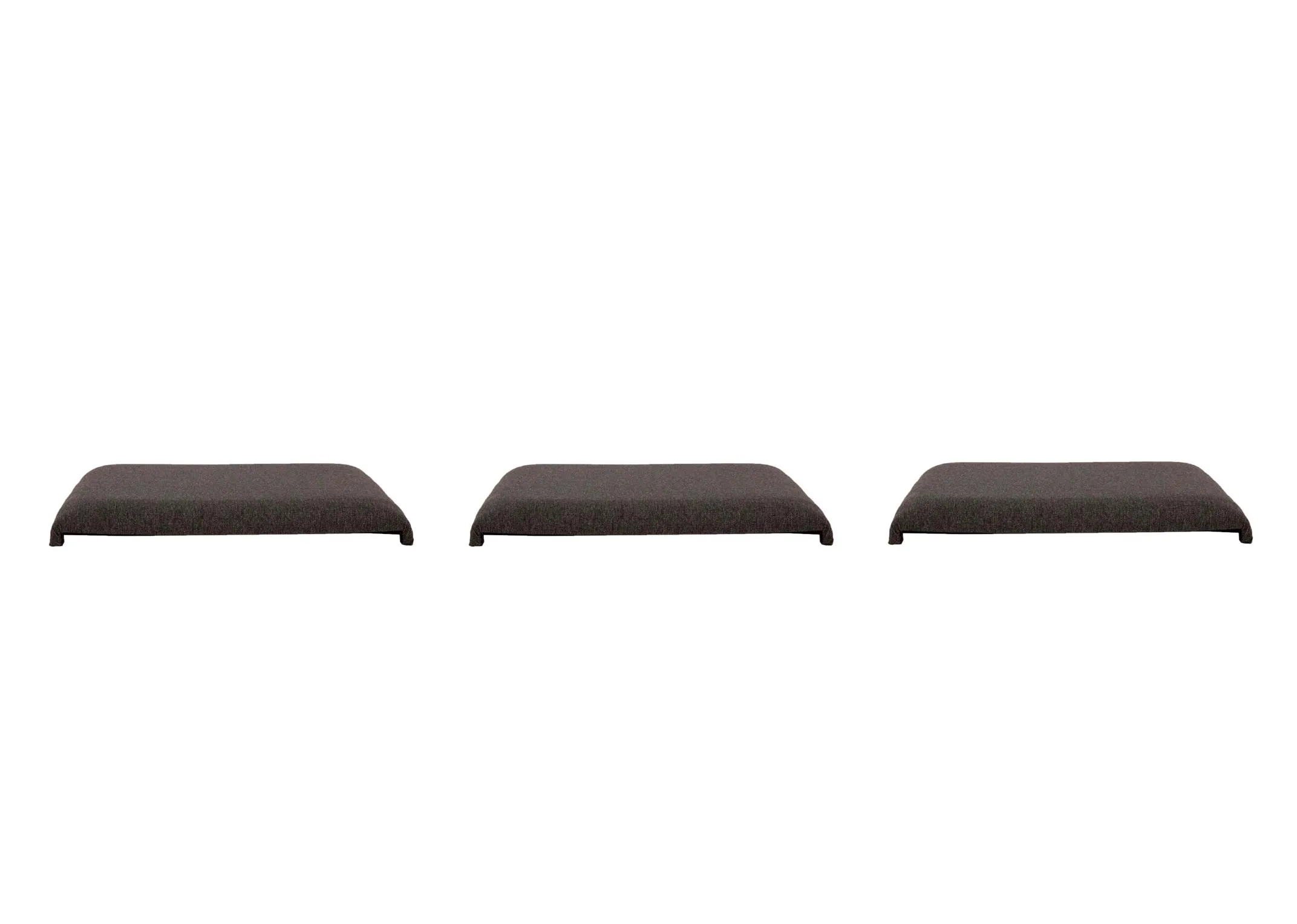Grey Seat Bench Pad - Como