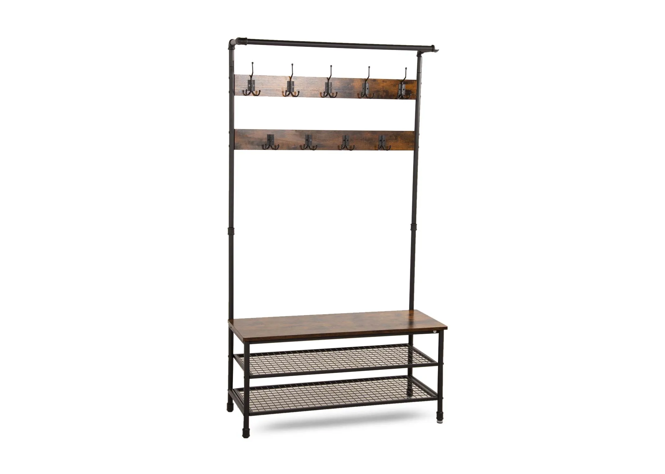 A dimension image of the Yaga Coat Stand with 100cm (Width) x 183cm (Height) x 44cm (Depth)