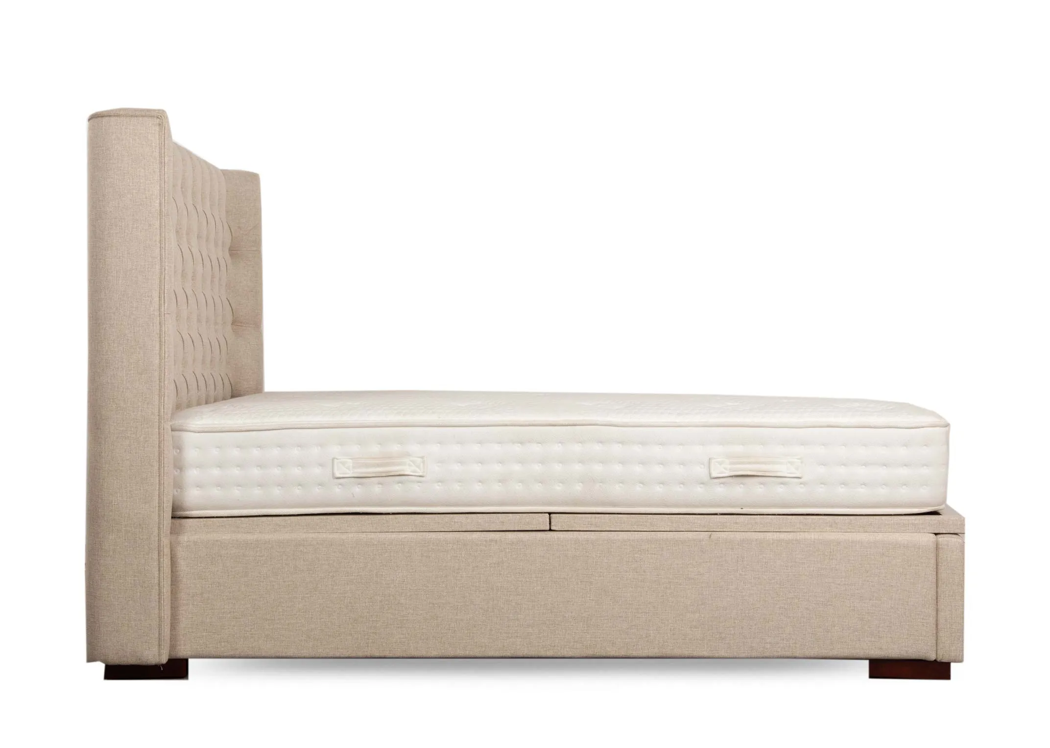A dimension image of the Chester 5ft Ottoman with 169cm x 212.5cm x 138cm