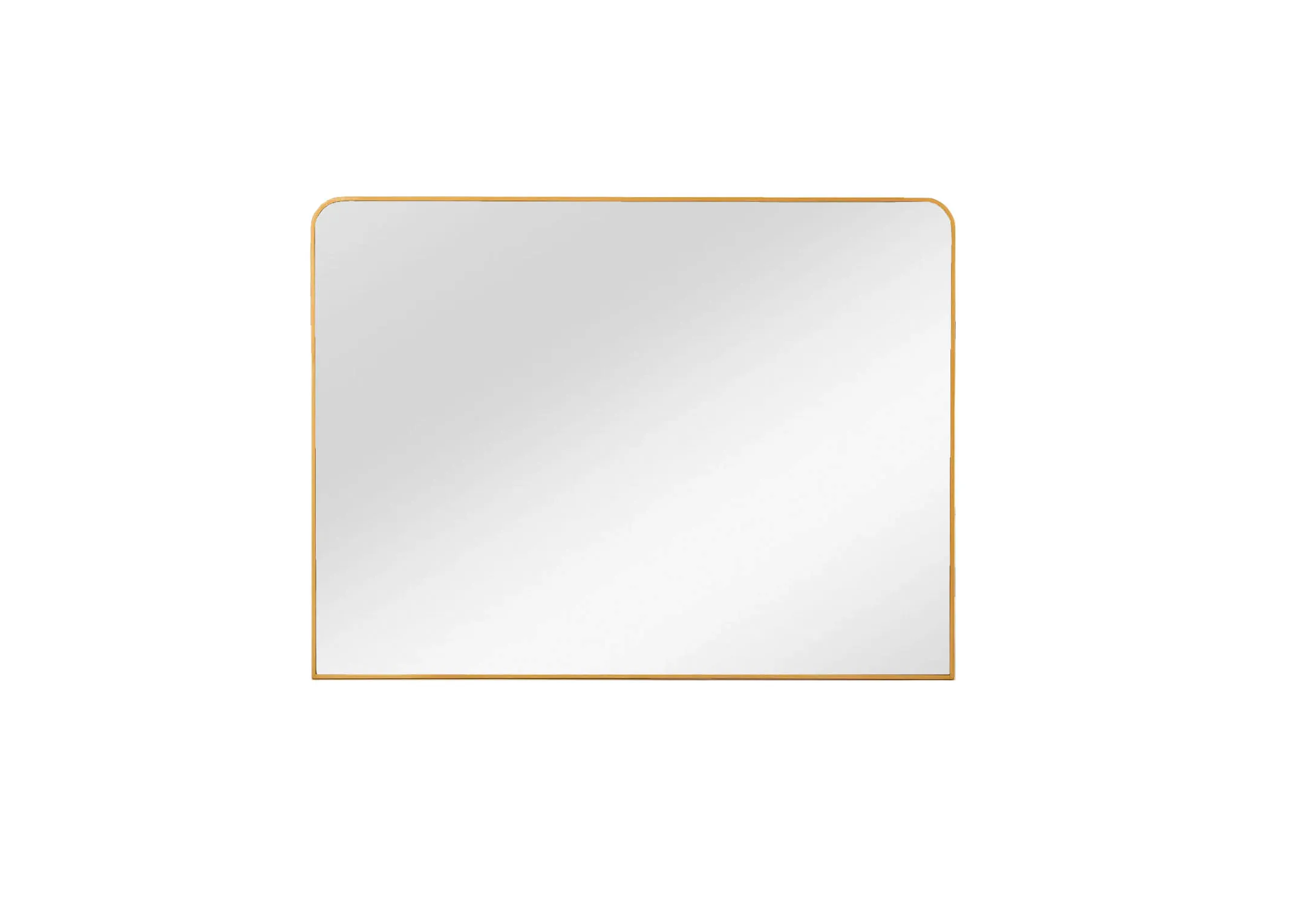 120cm x 90cm Large Gold Mirror - Fern
