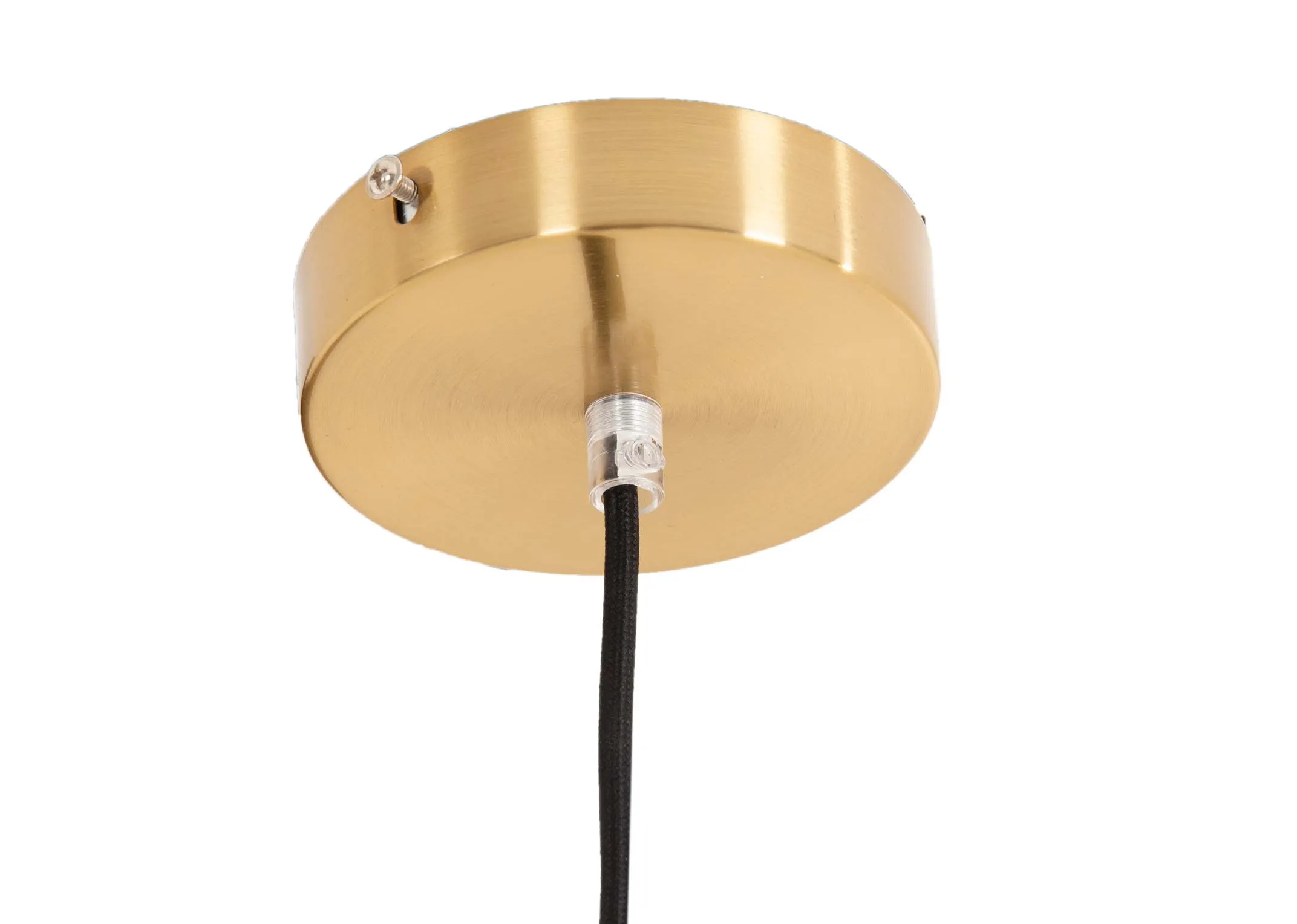 A dimension image for the Large Medina Amber lamp with 48cm