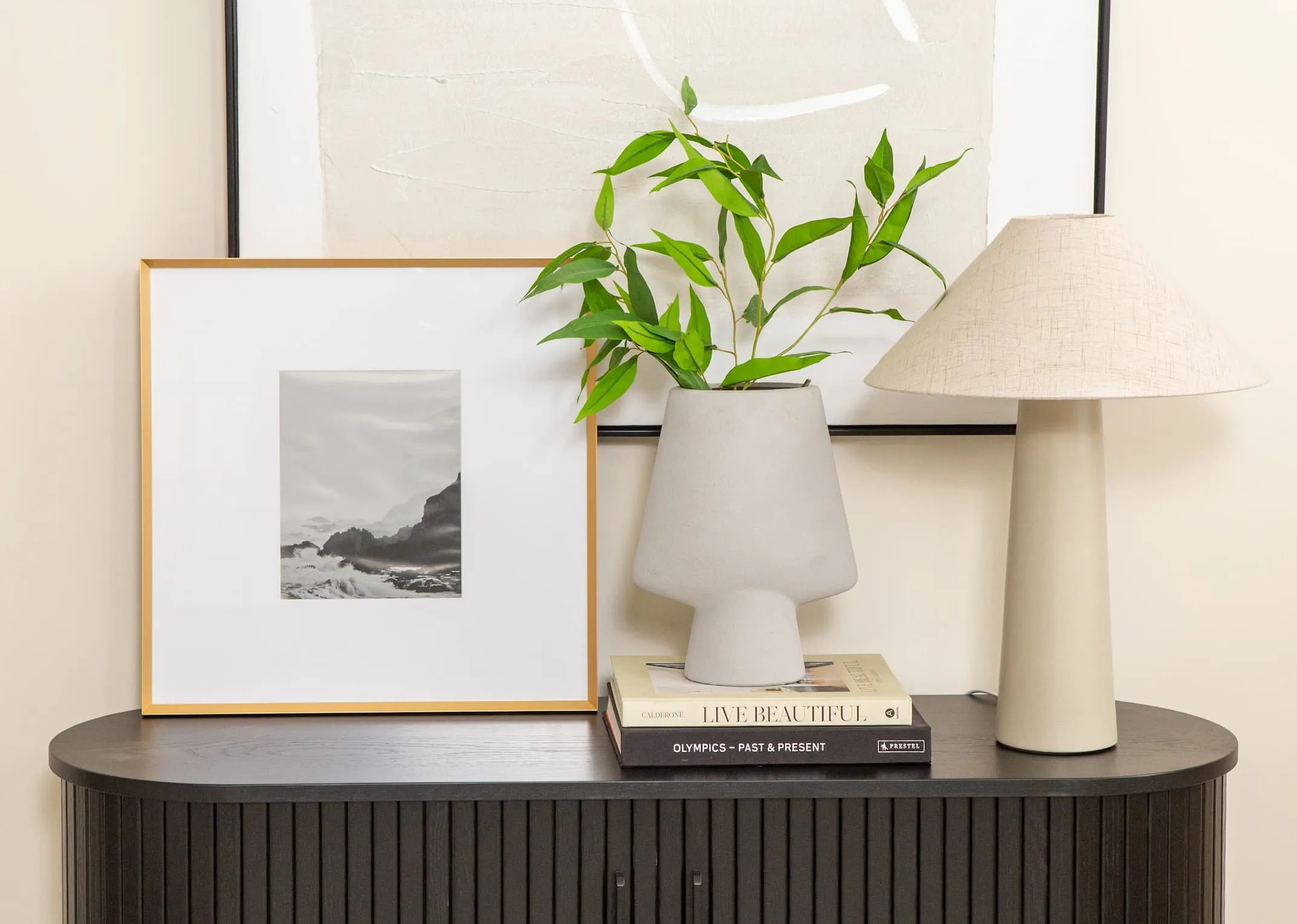 Medium Brass Photo Frame - Arabel