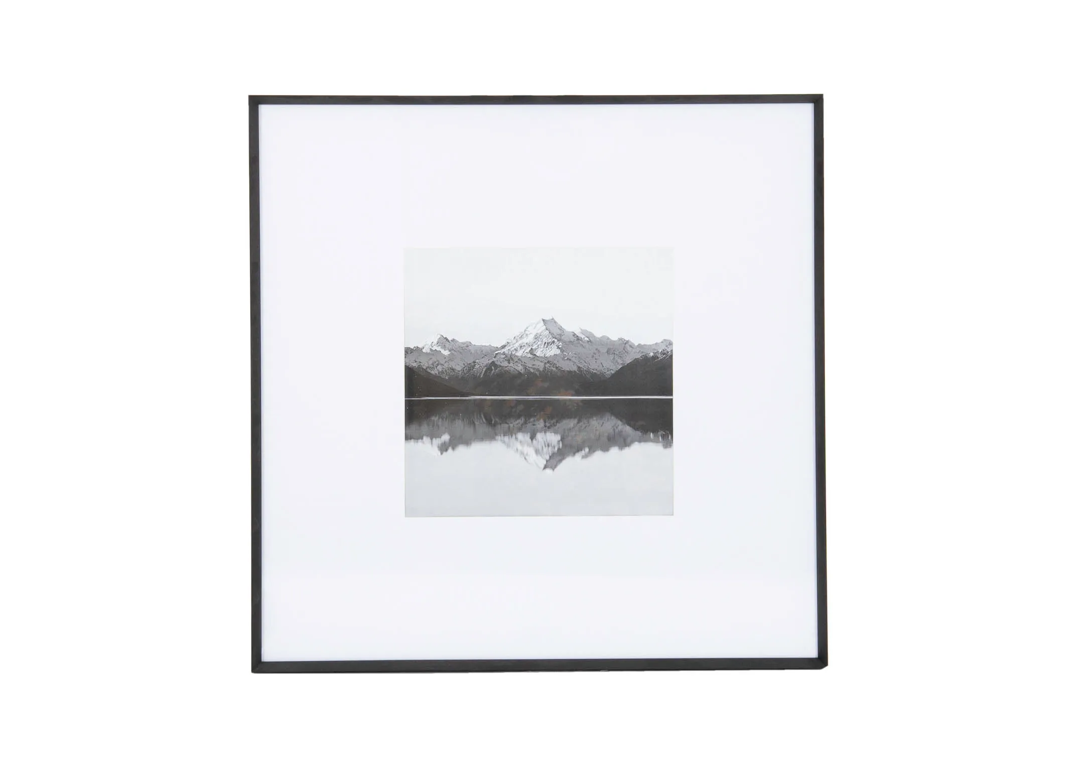 A large black photo frame from EZ Livings Arabel range. Front view