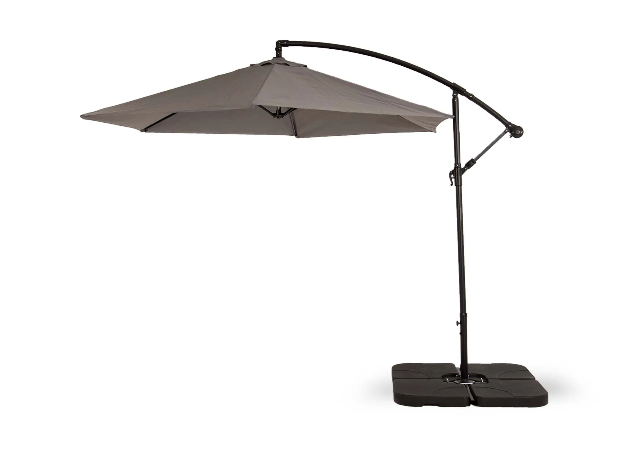 Grey Outdoor Hanging Parasol - Murcia