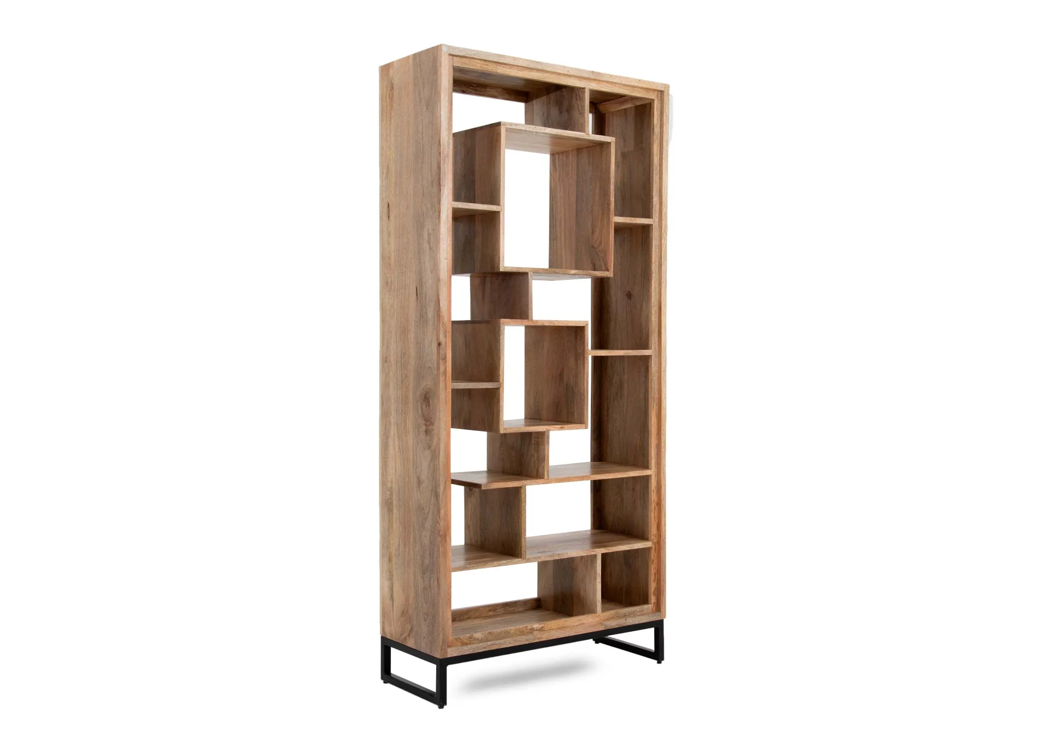 Natural Shelving Display Unit - Mango