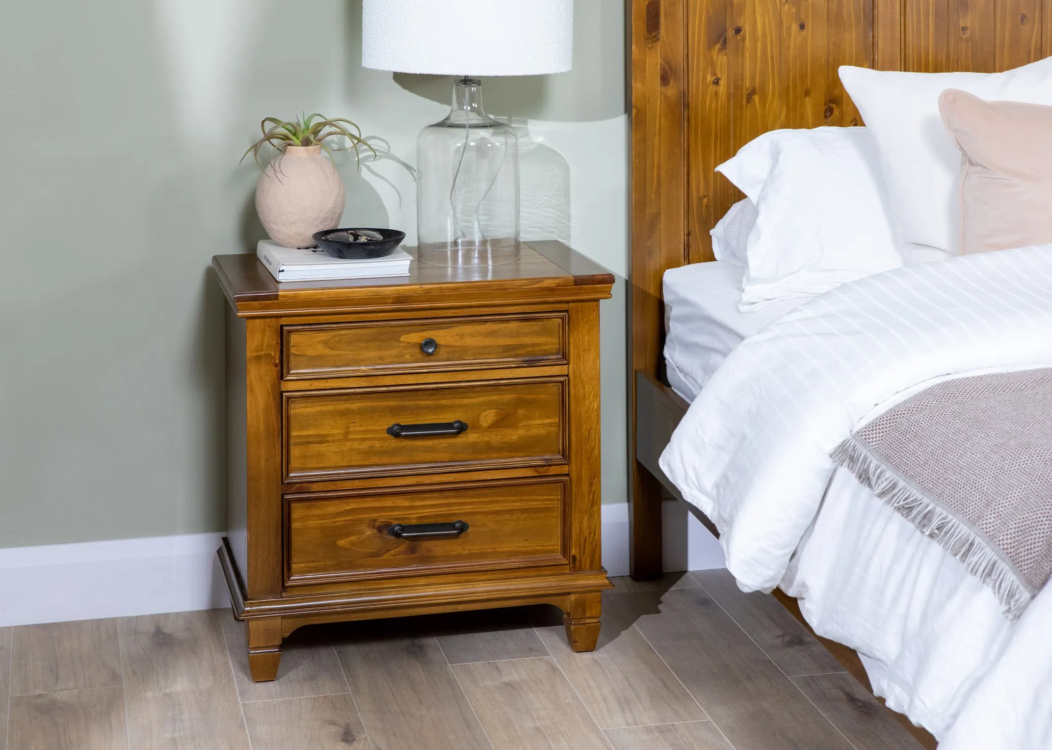 3 Drawer Large Pine Locker - Allyson