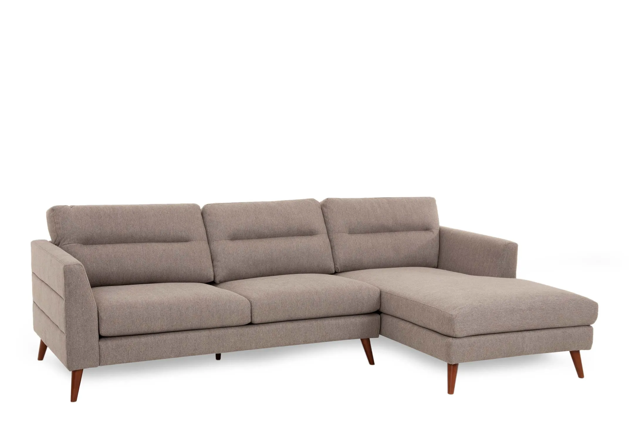 Grey Fabric RHF Corner Chaise Presley EZ Living Furniture