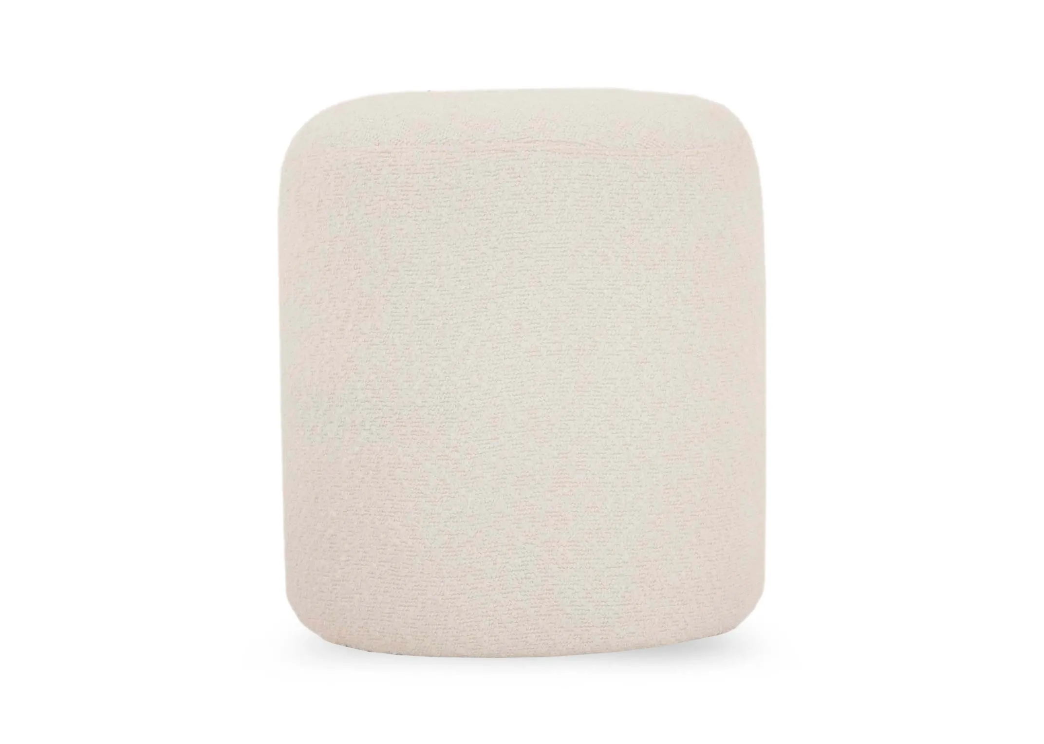 Cream Boucle Footstool - Parker