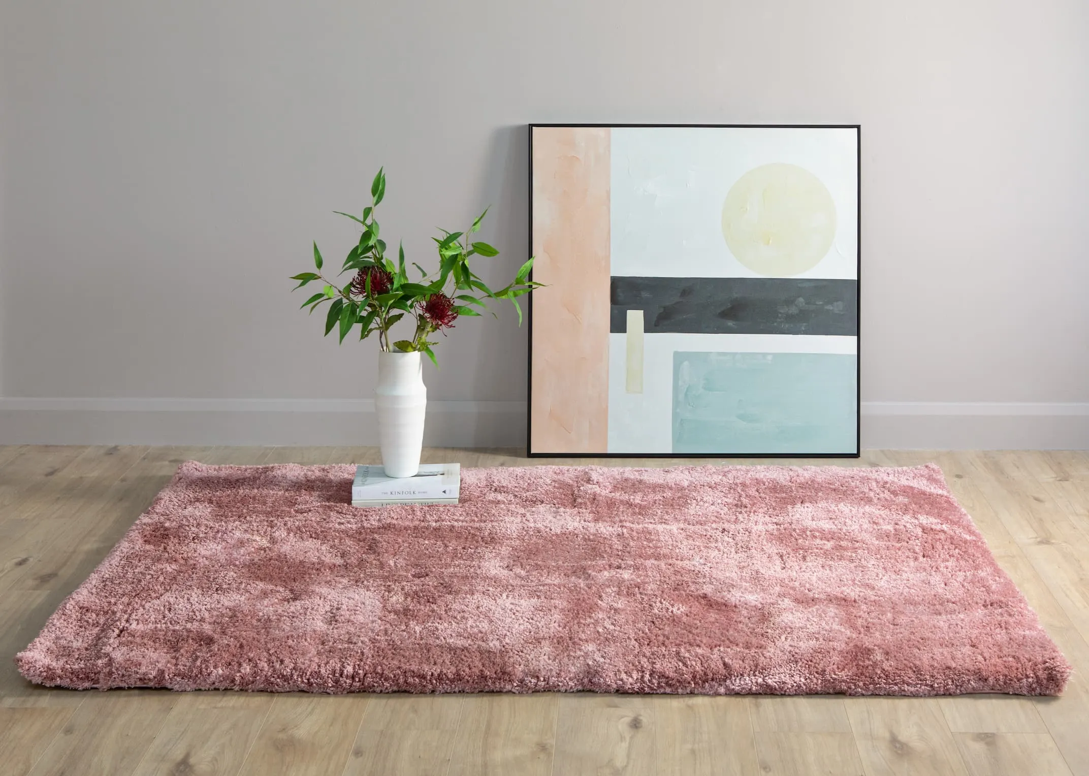 Medium Pink Rug - Lux