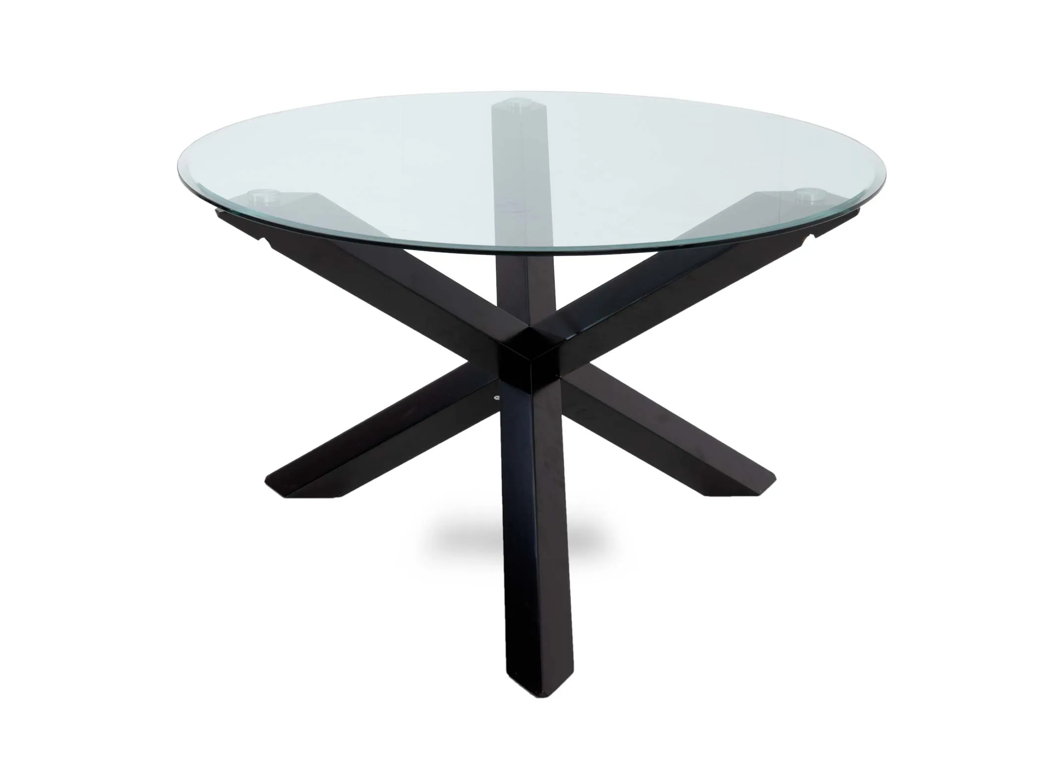 Round Glass Dining Table Turow EZ Living Furniture