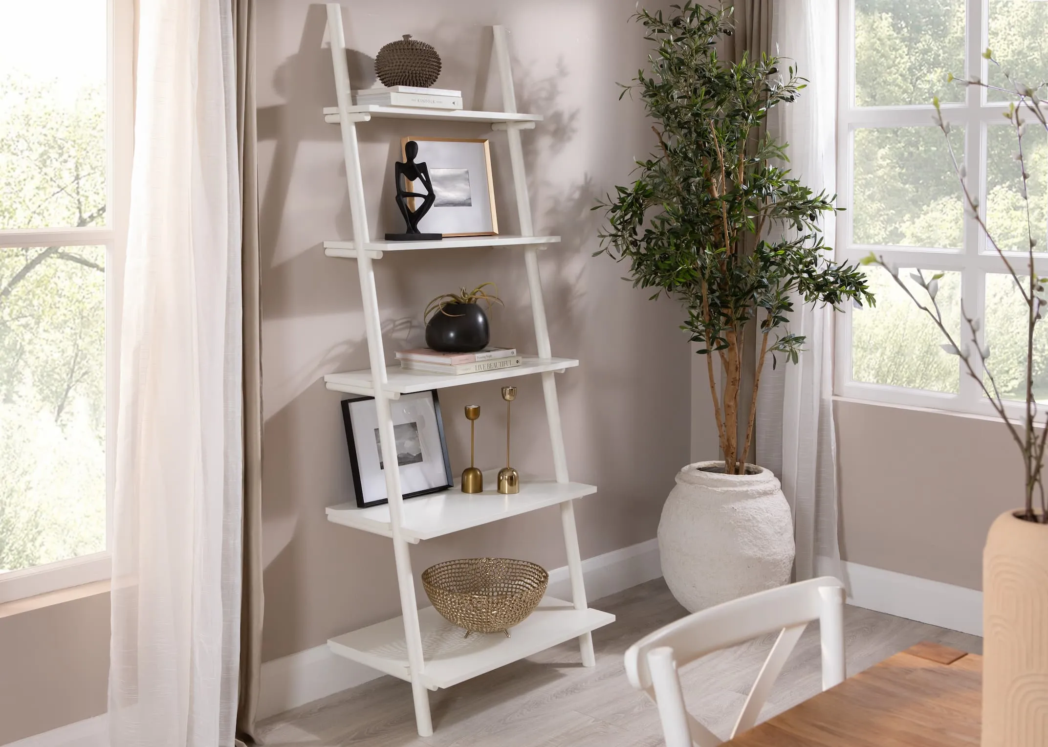 Small White 75cm Bookcase - Step