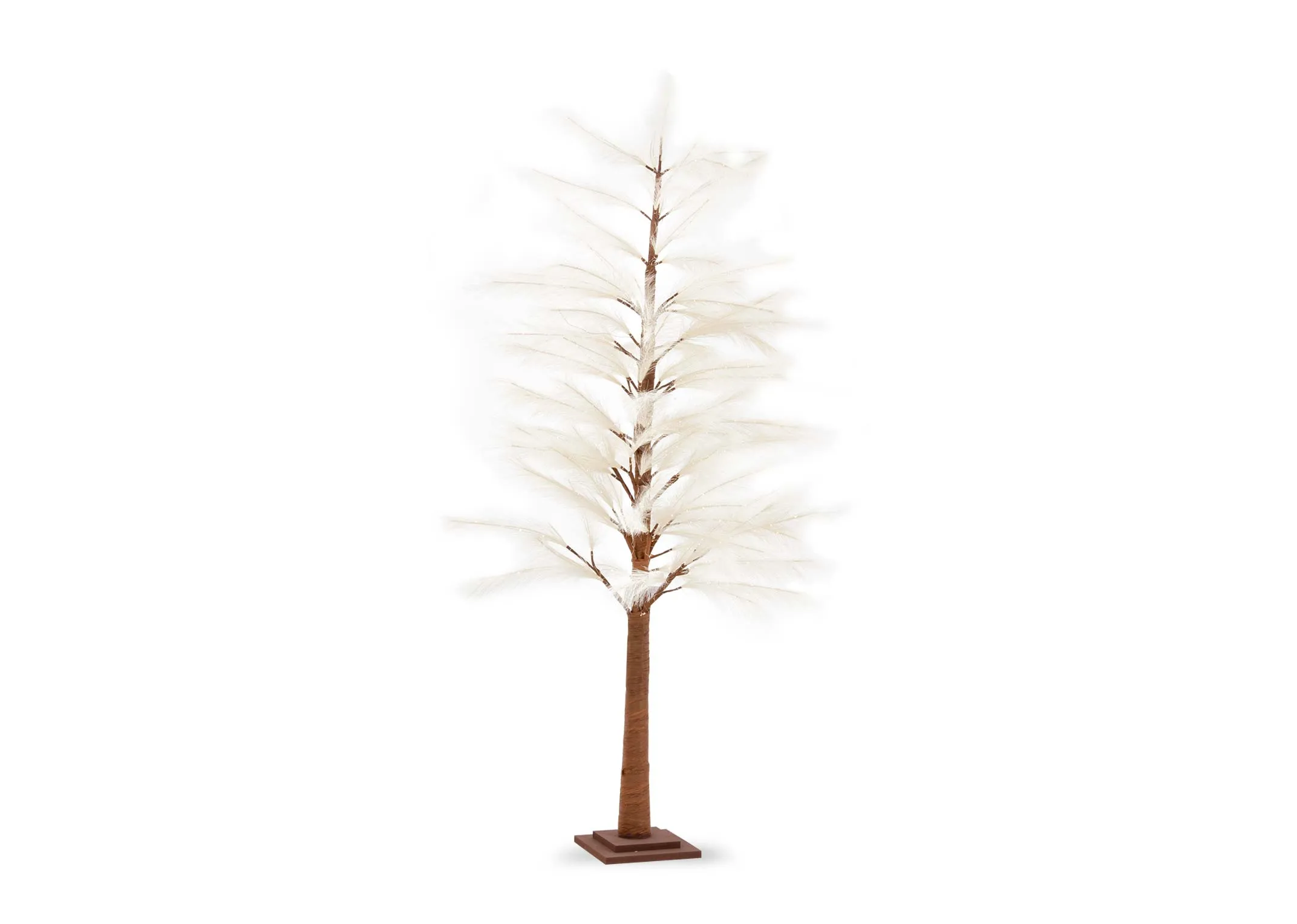 A dimension image of the Reed tree with LED lights with 22cm x 150cm