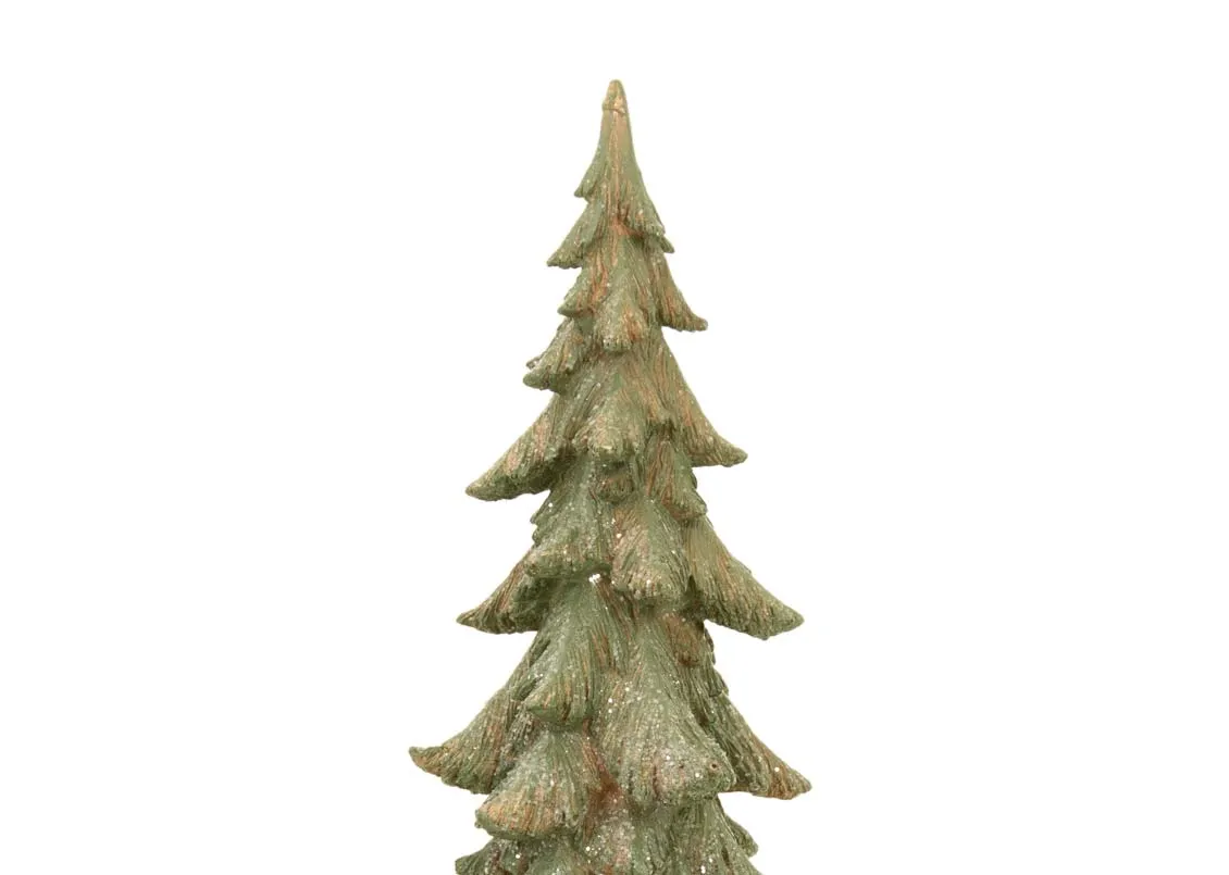 A dimension image of the Christmas Tree Ornament with 15cm x 41cm