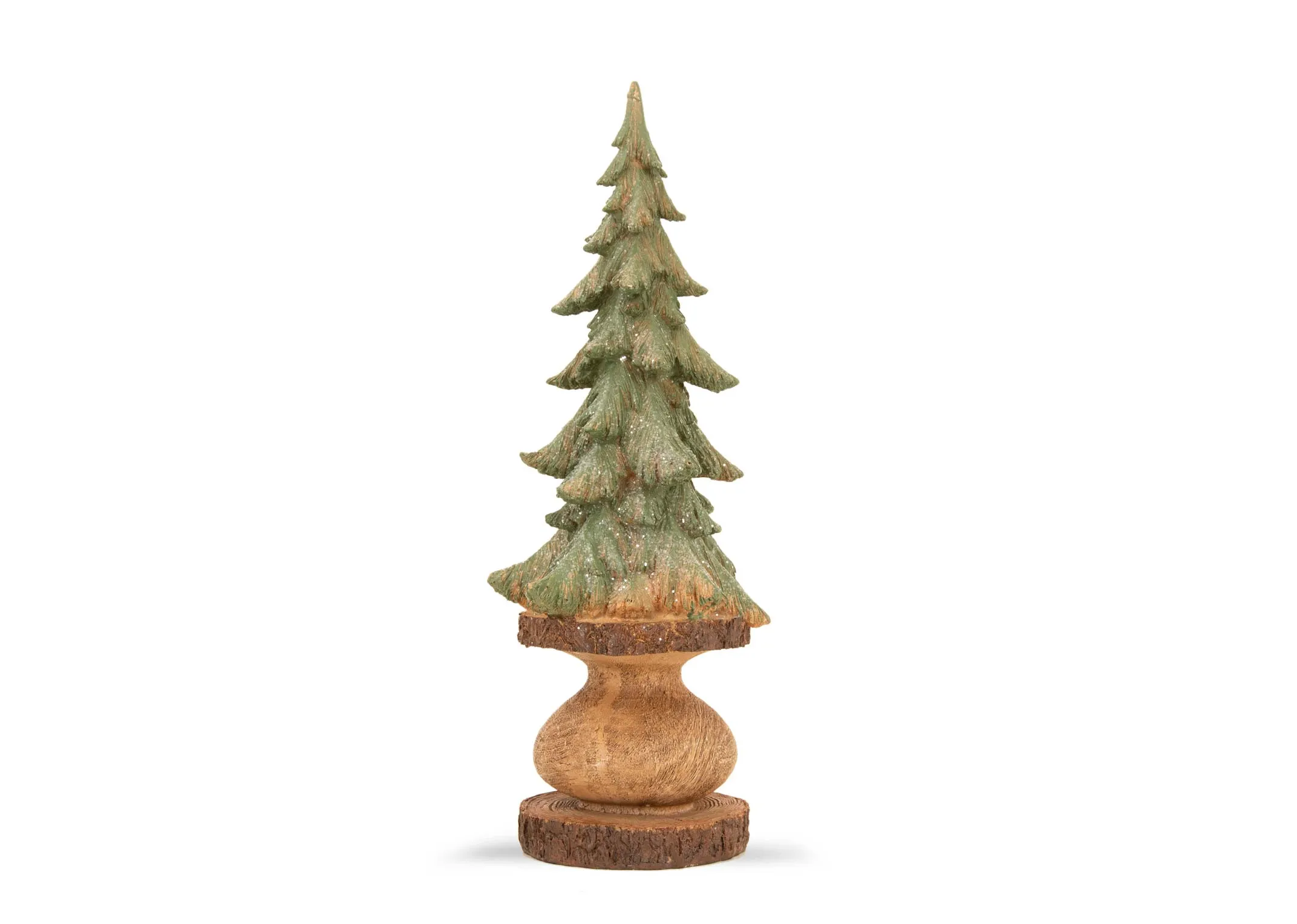 Medium Wooden Tree - Christmas Figurine