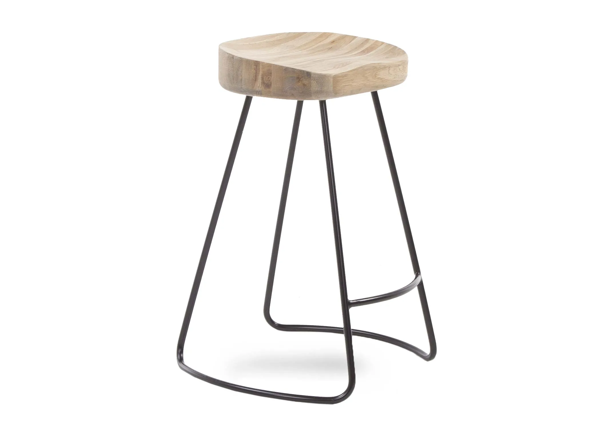 Oak Bar Stool - Iona