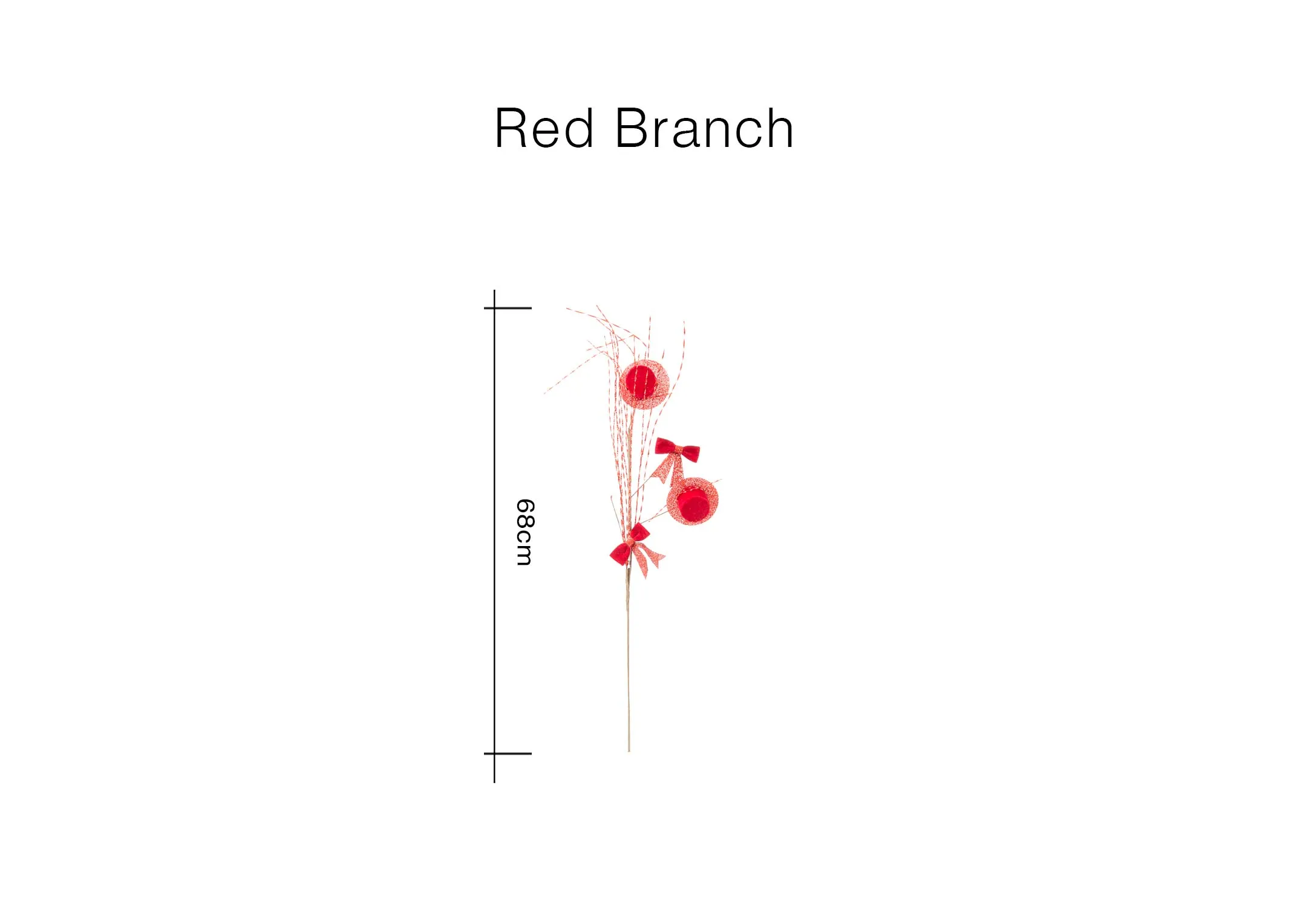 A lifetsyle image of a Foliage display in a vase with Red Branch & red leaf among others.