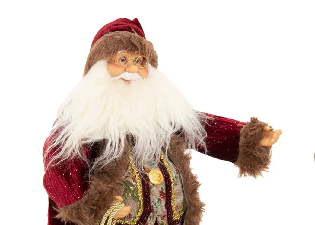 A dimension image of the Mr & Mrs Santa Claus with 35cm x 64cm