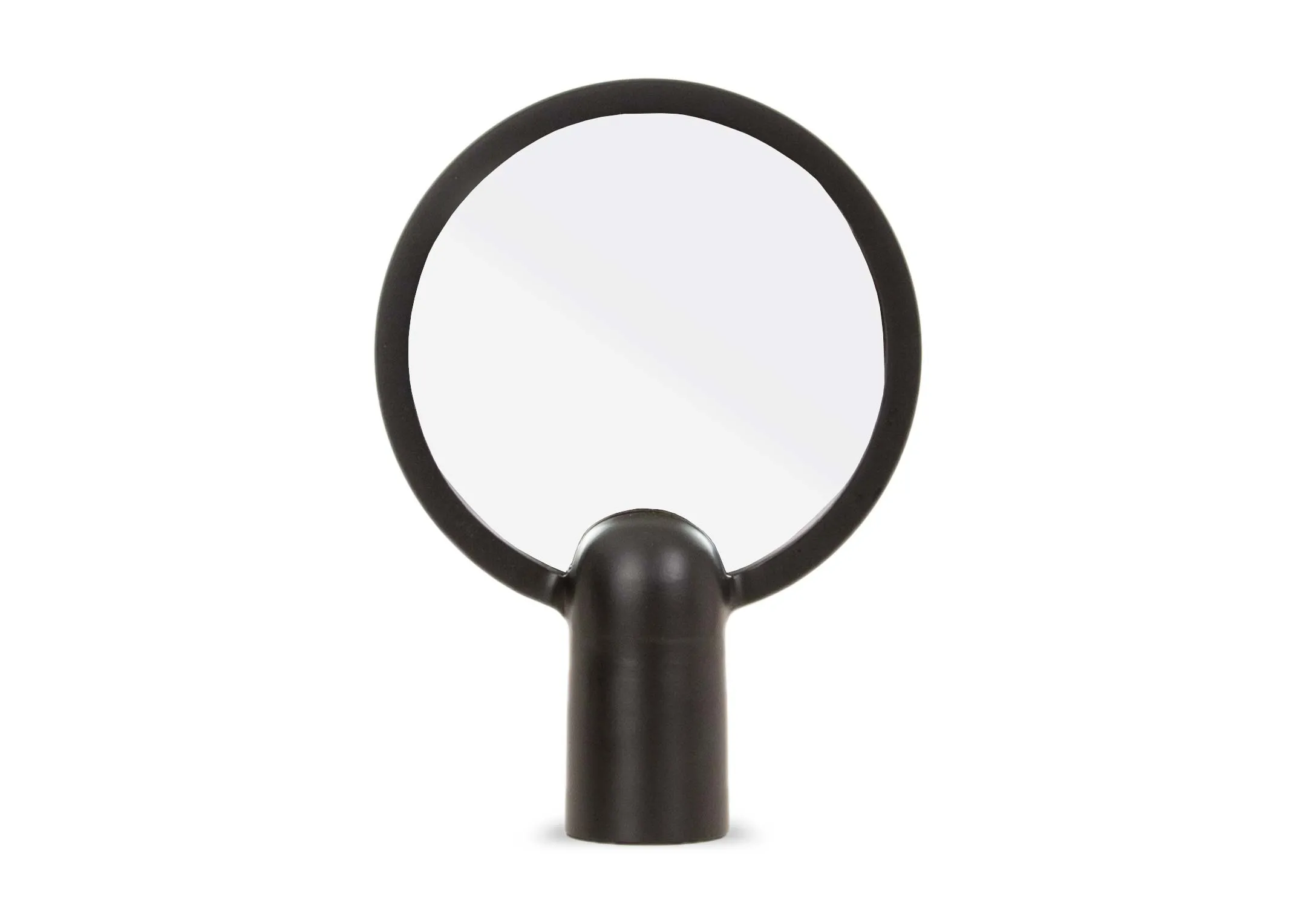 Black Round Decorative Mirror - Dasha